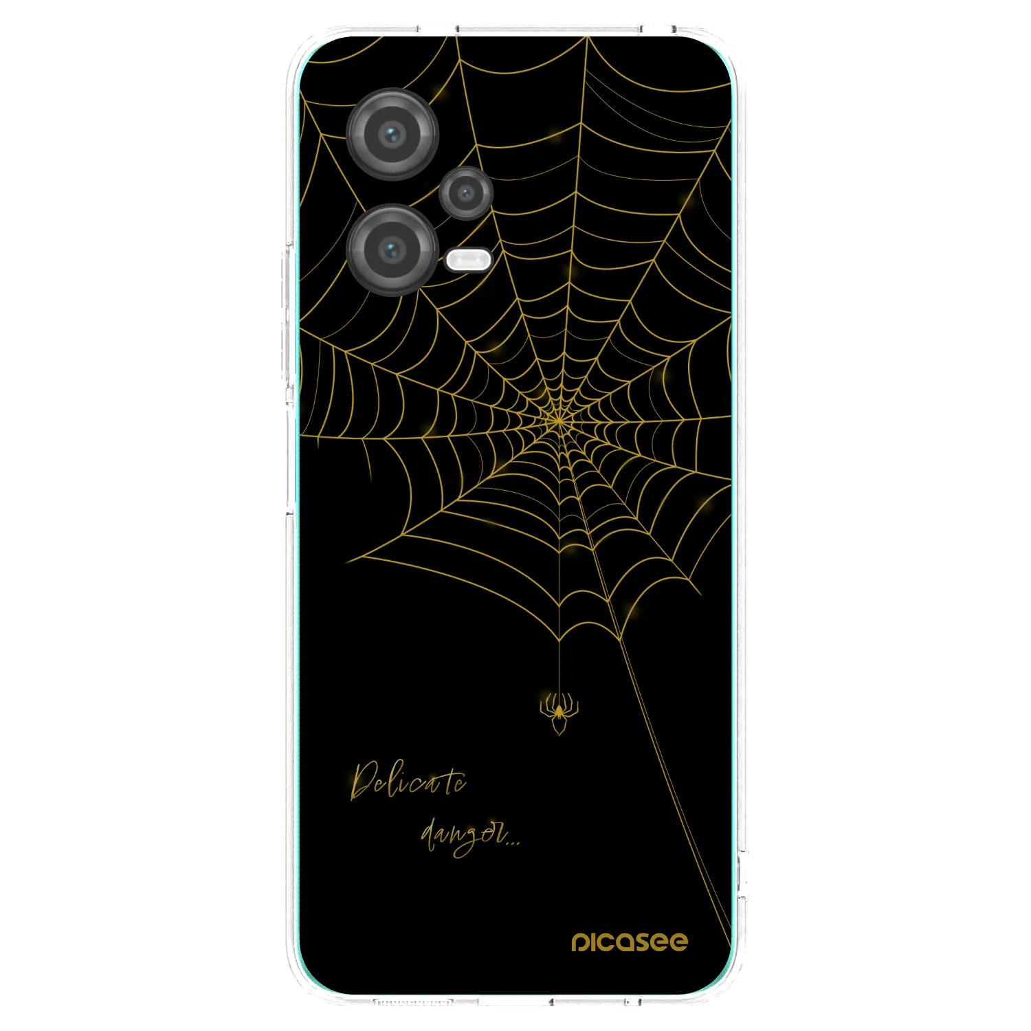 Picasee silikonowe przeźroczyste etui na Xiaomi Poco X5 - Delicate danger