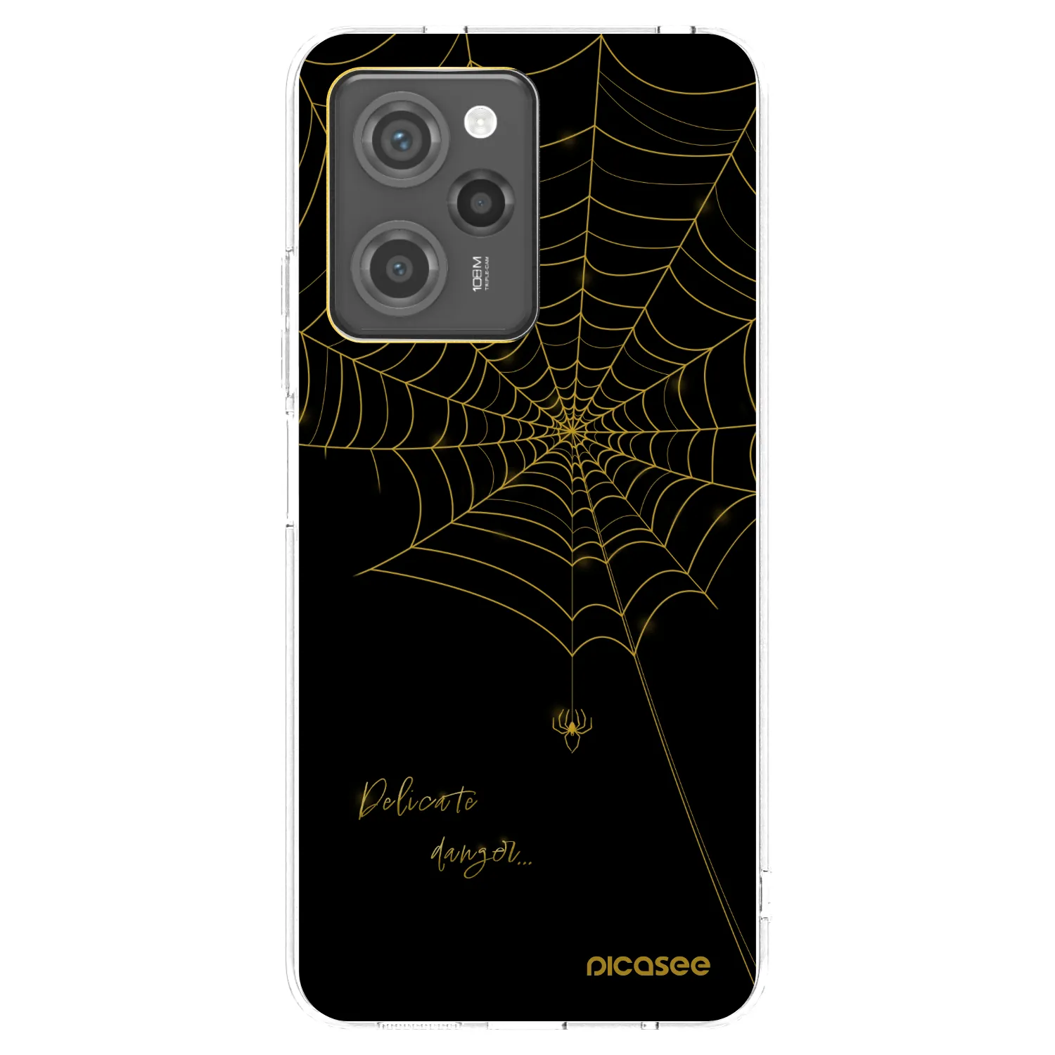 Picasee silikonowe przeźroczyste etui na Xiaomi Poco X5 Pro - Delicate danger