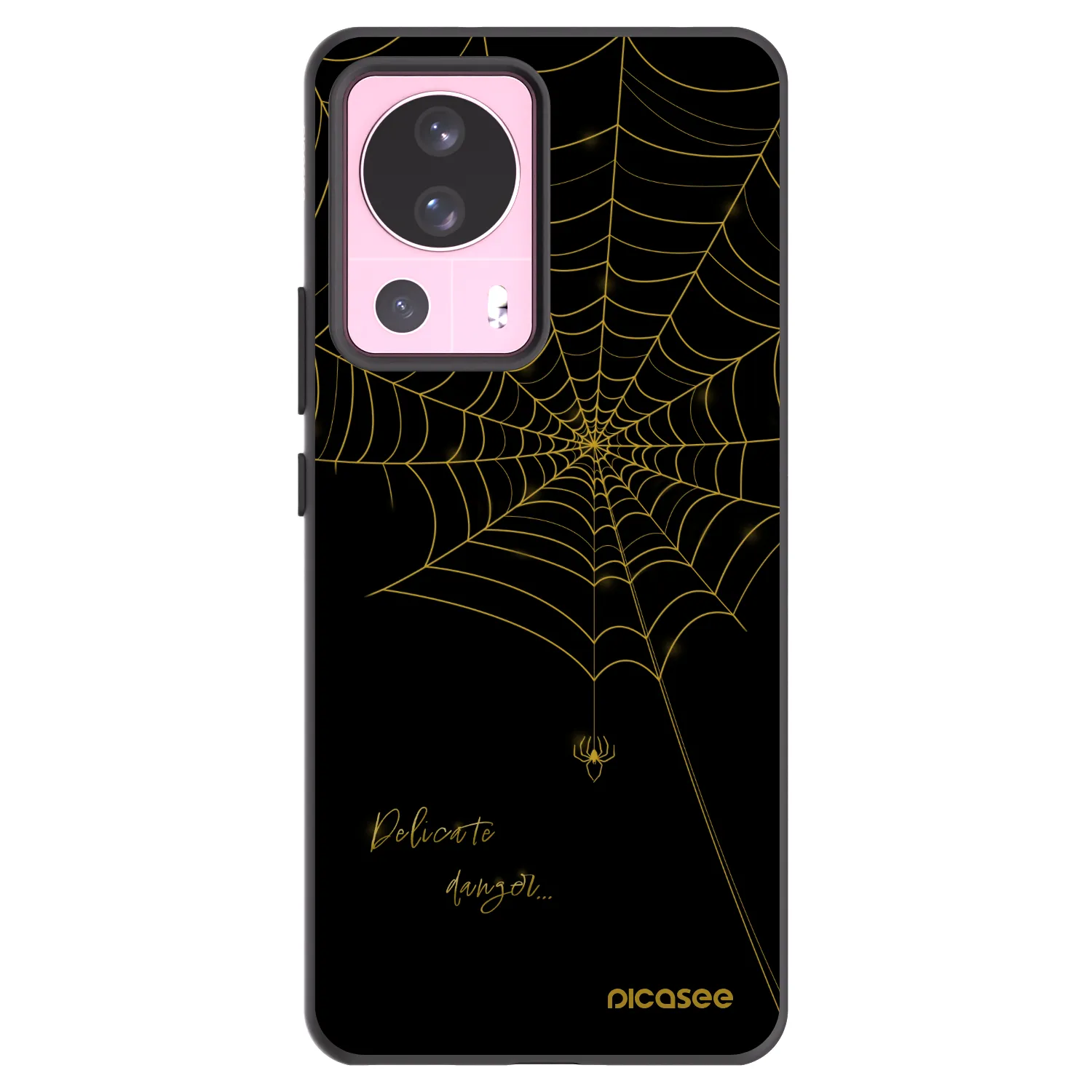 Picasee silikonowe czarne etui na Xiaomi 13 Lite - Delicate danger