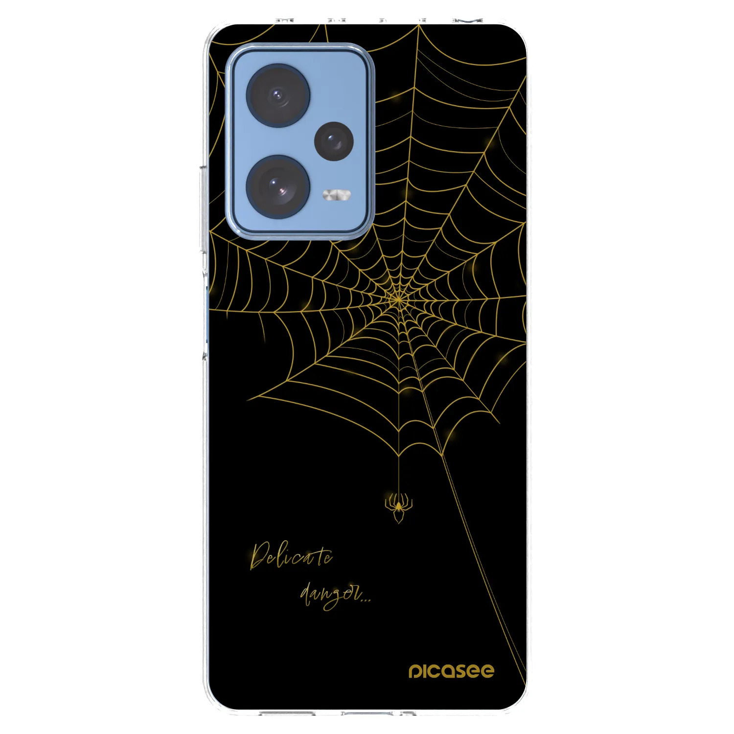 Picasee silikonowe przeźroczyste etui na Xiaomi Redmi Note 12 Pro 5G - Delicate danger