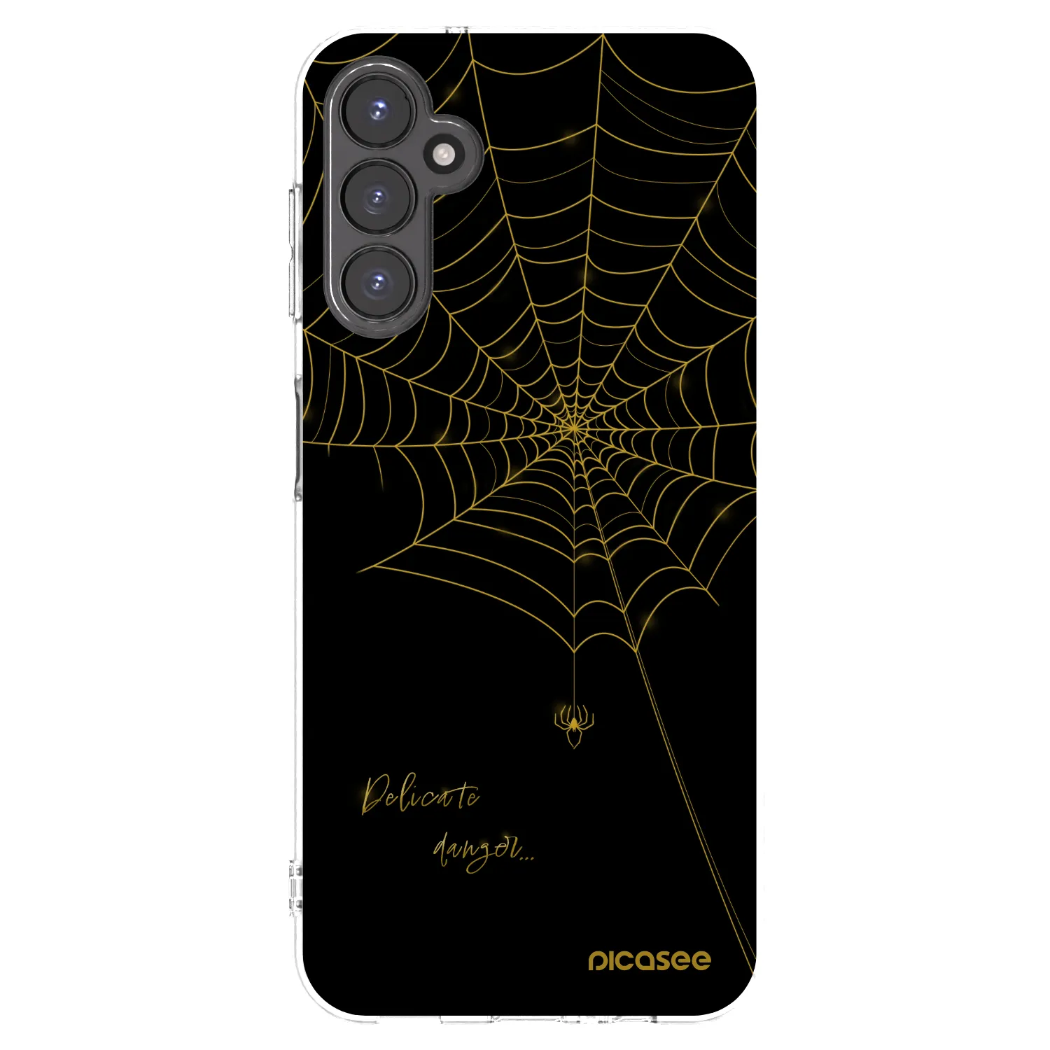 Picasee silikonowe przeźroczyste etui na Samsung Galaxy A14 5G A146P - Delicate danger