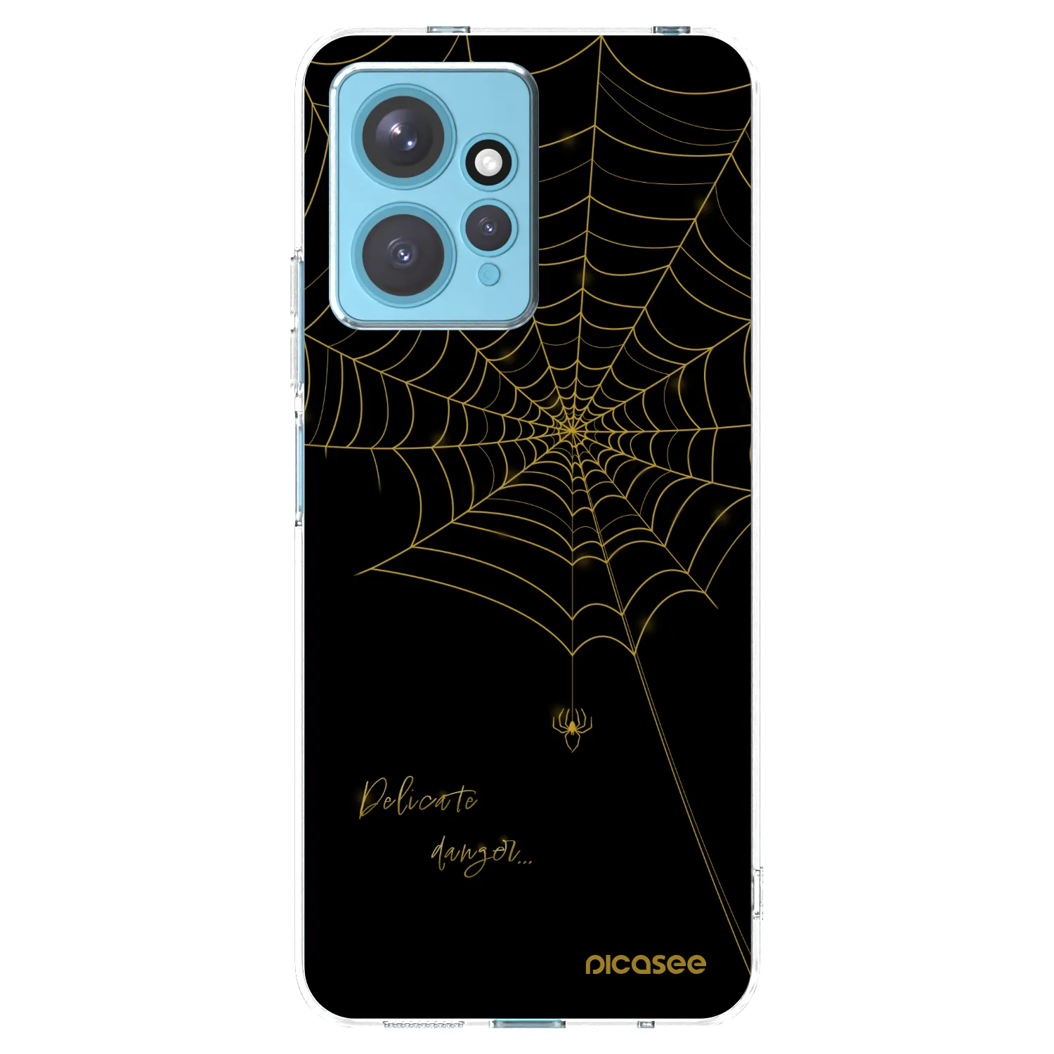 Picasee silikonowe przeźroczyste etui na Xiaomi Redmi Note 12 4G - Delicate danger