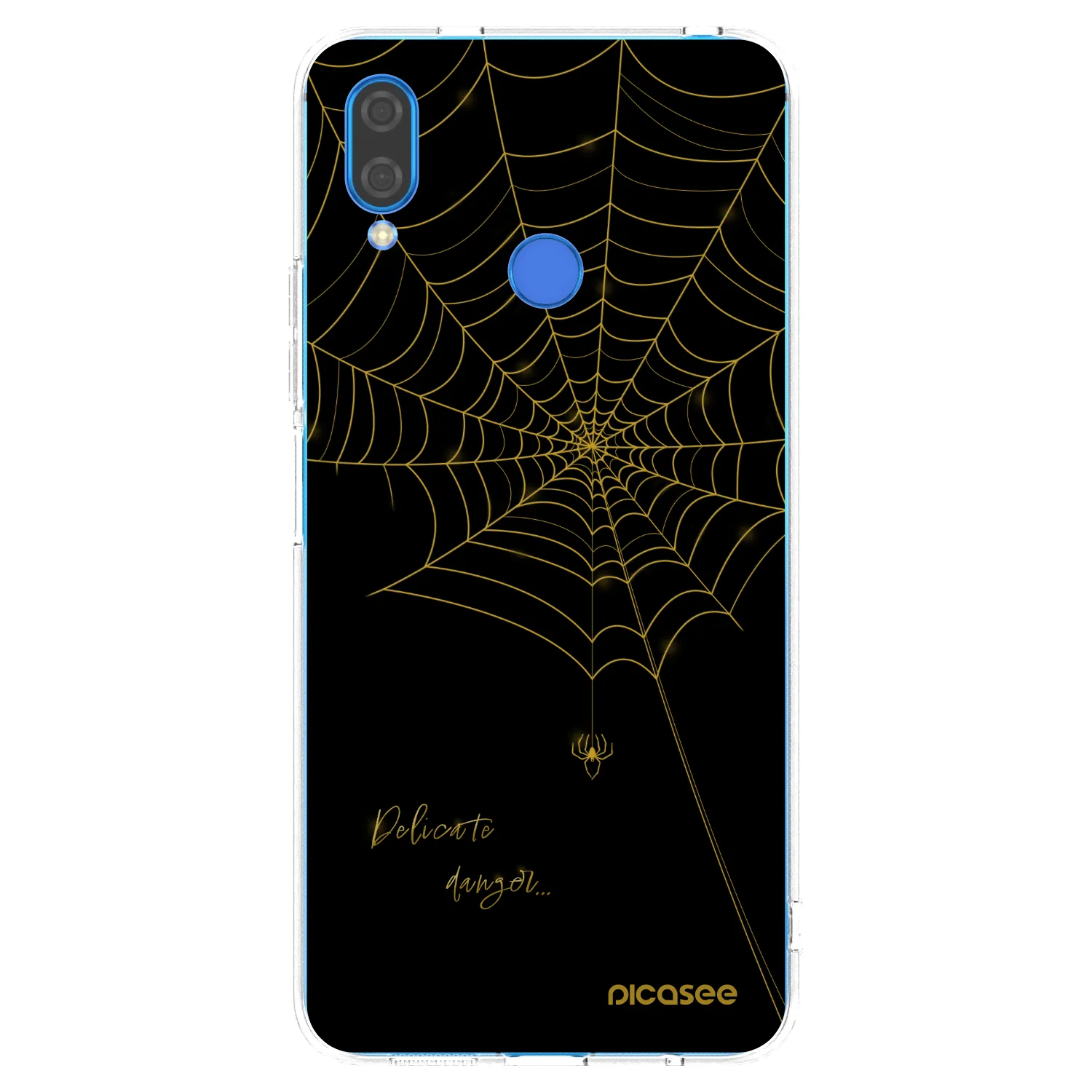 Picasee silikonowe przeźroczyste etui na Huawei Nova 3i - Delicate danger
