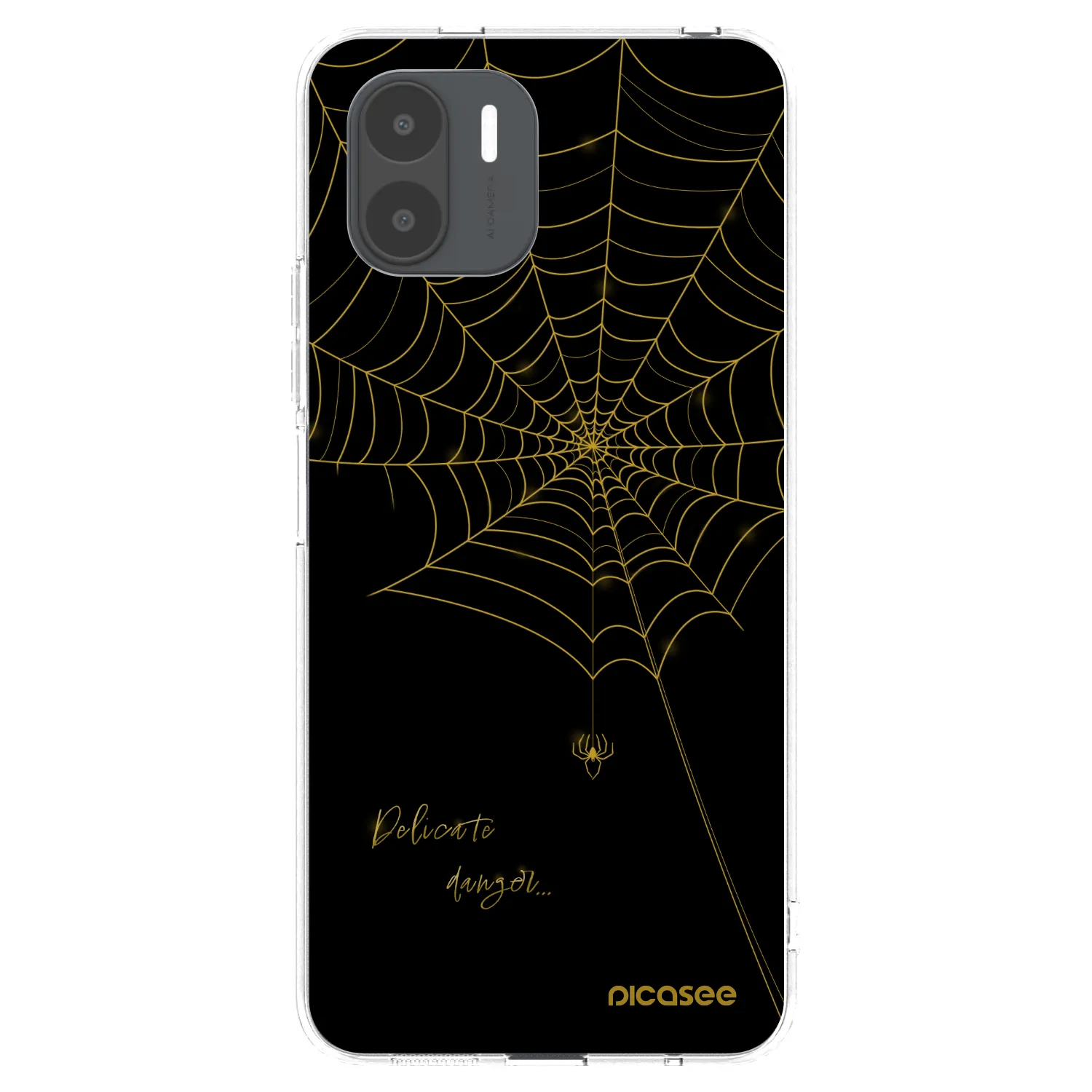 Picasee silikonowe przeźroczyste etui na Xiaomi Redmi A2 - Delicate danger