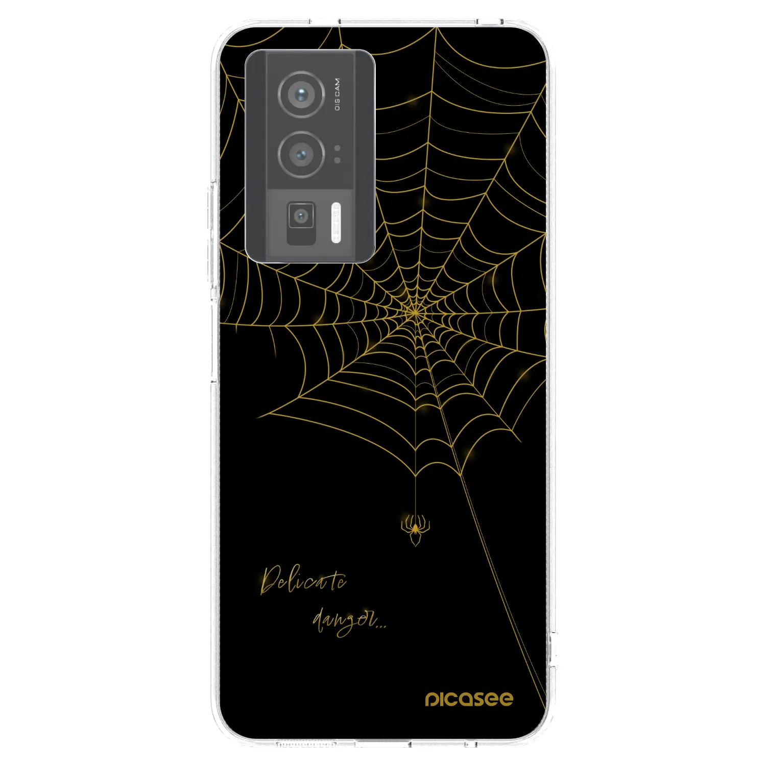Picasee silikonowe przeźroczyste etui na Xiaomi Poco F5 Pro 5G - Delicate danger