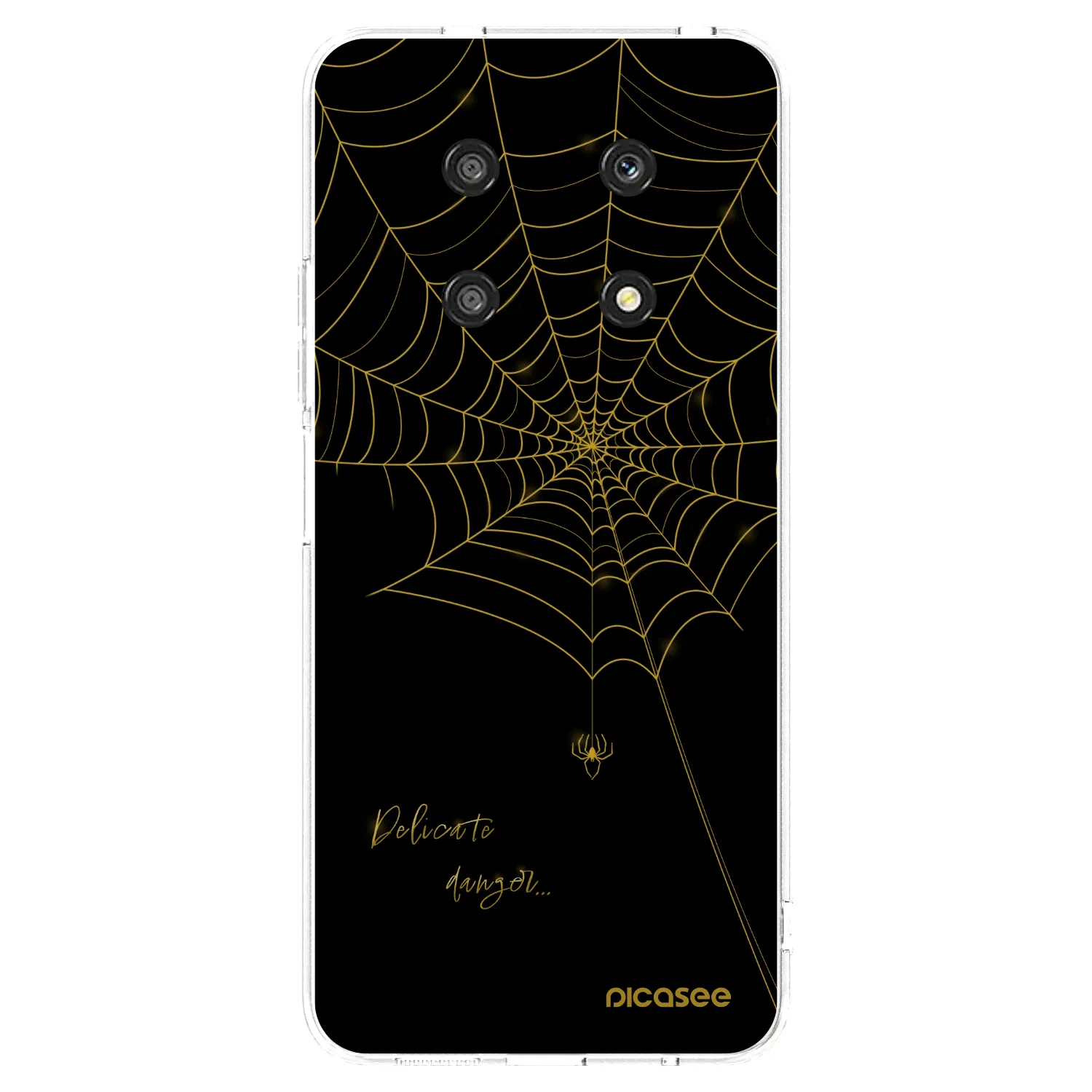 Picasee silikonowe przeźroczyste etui na Honor Magic4 Lite 5G - Delicate danger