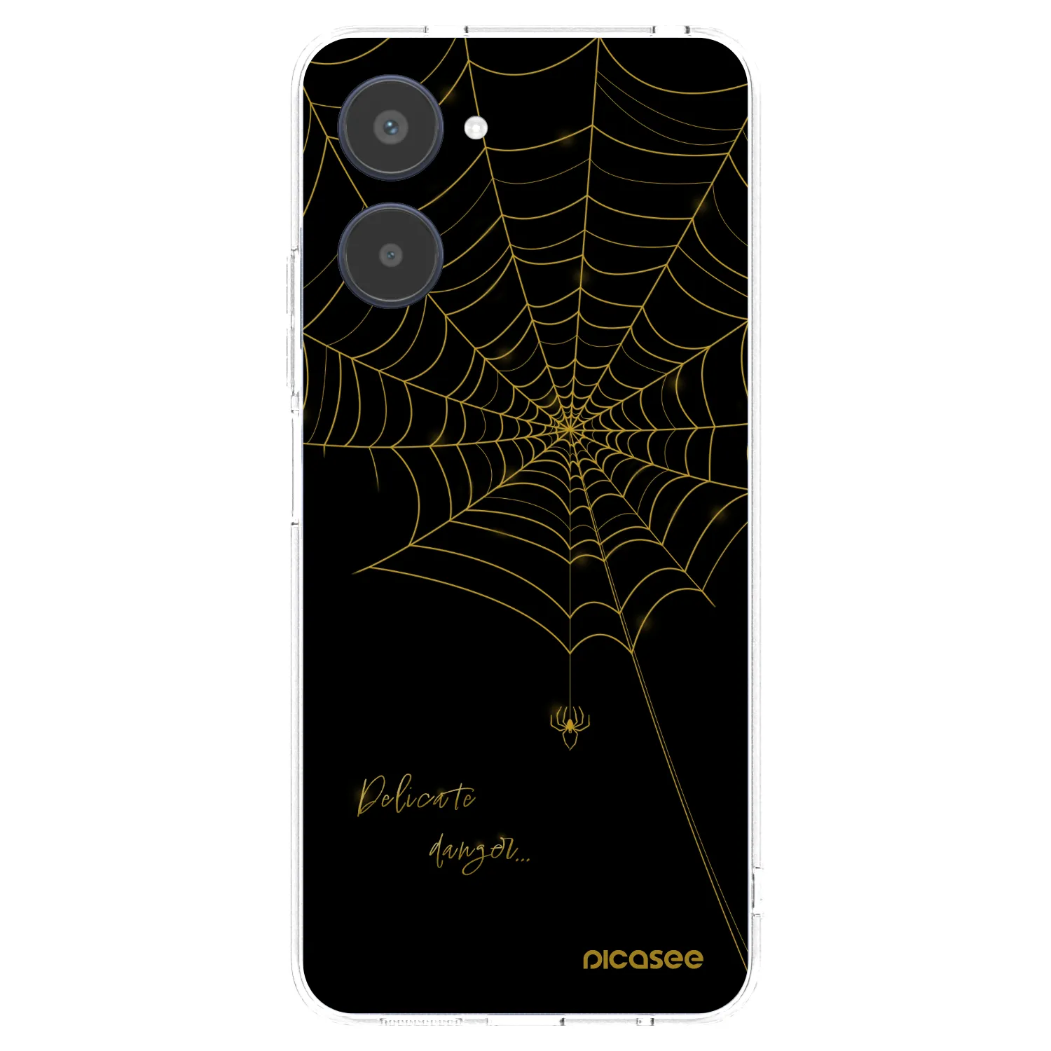Picasee silikonowe przeźroczyste etui na Realme 10 4G - Delicate danger