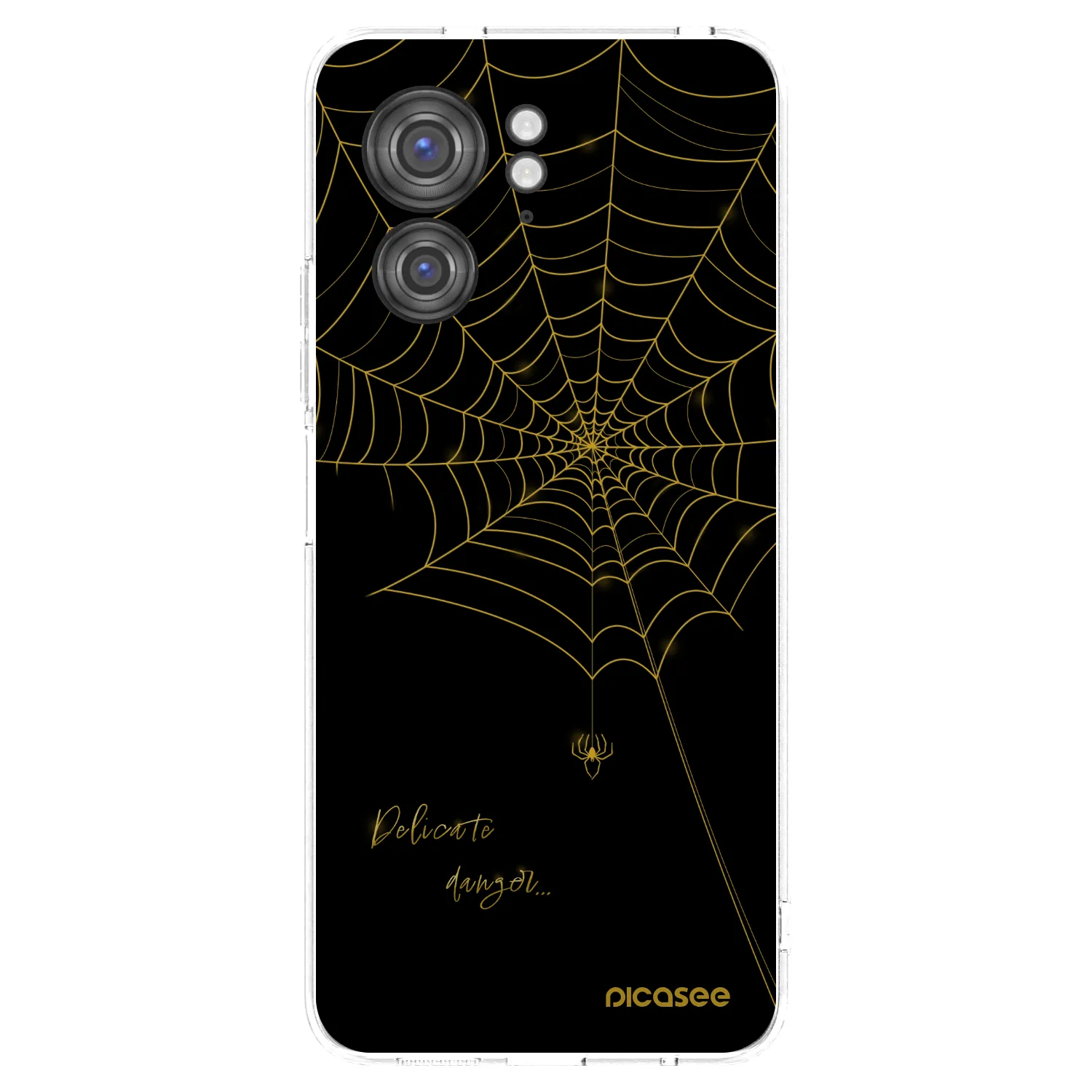 Picasee silikonowe przeźroczyste etui na Motorola Edge 40 - Delicate danger
