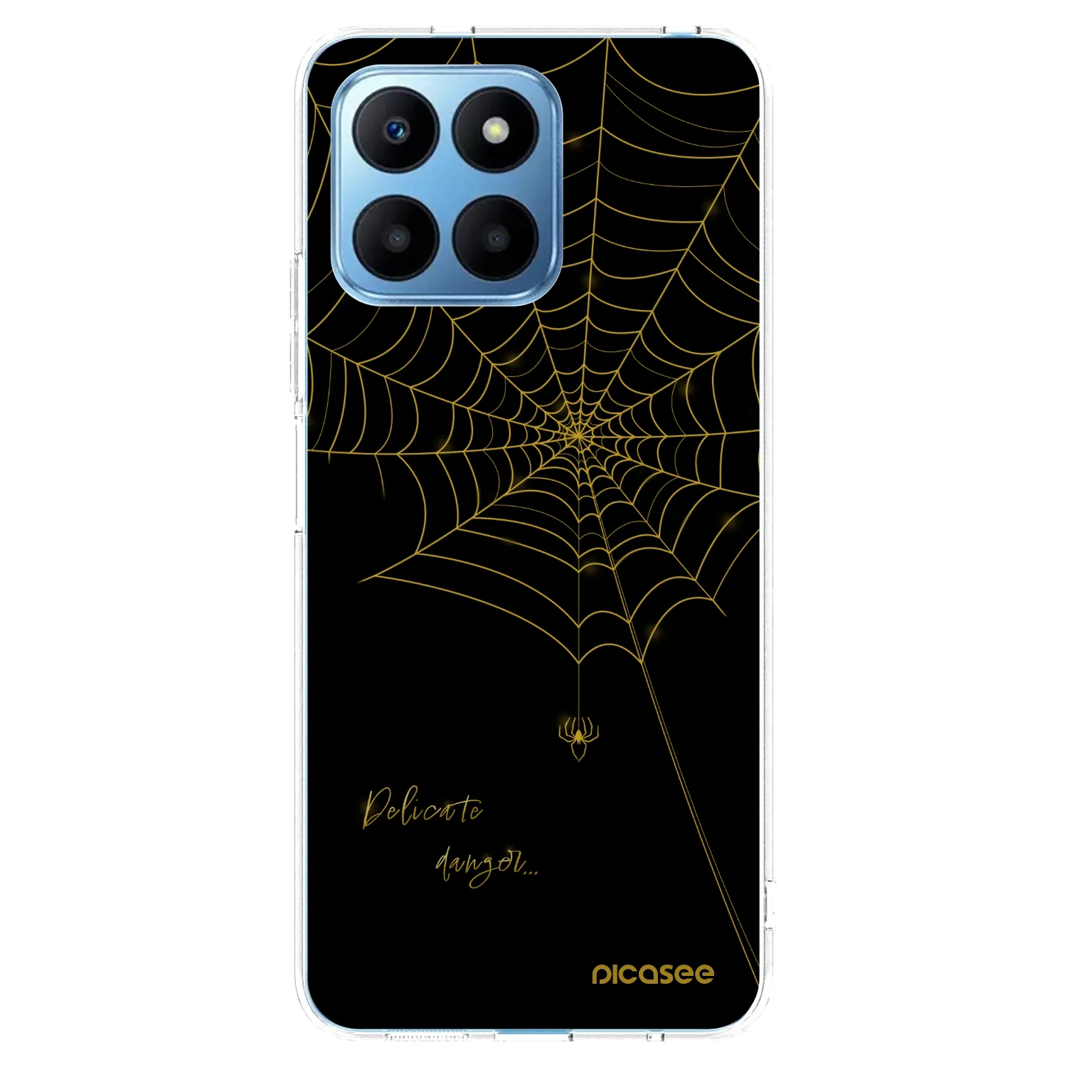 Picasee silikonowe przeźroczyste etui na Honor 70 Lite - Delicate danger