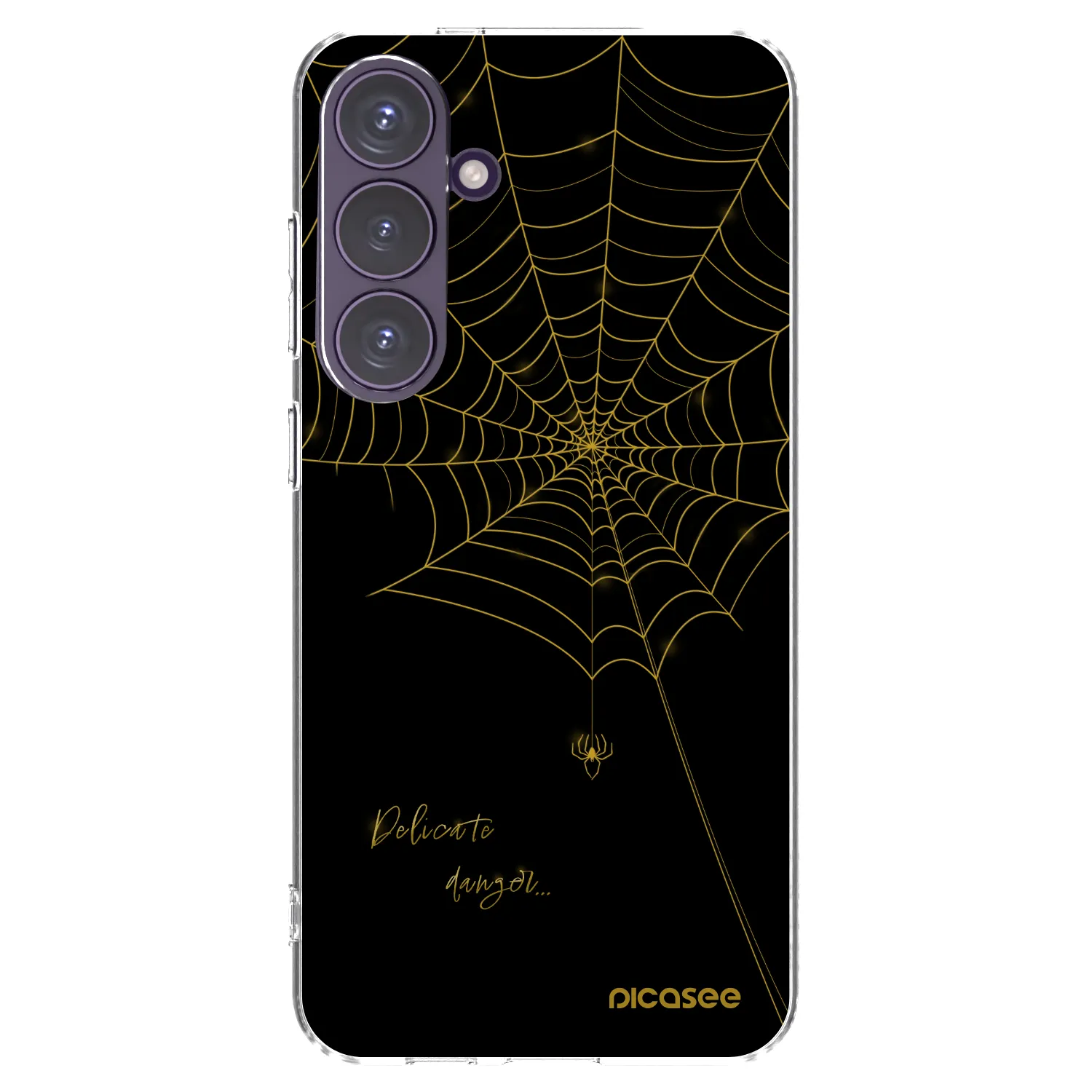 Picasee silikonowe przeźroczyste etui na Samsung Galaxy S24+ S926B 5G - Delicate danger
