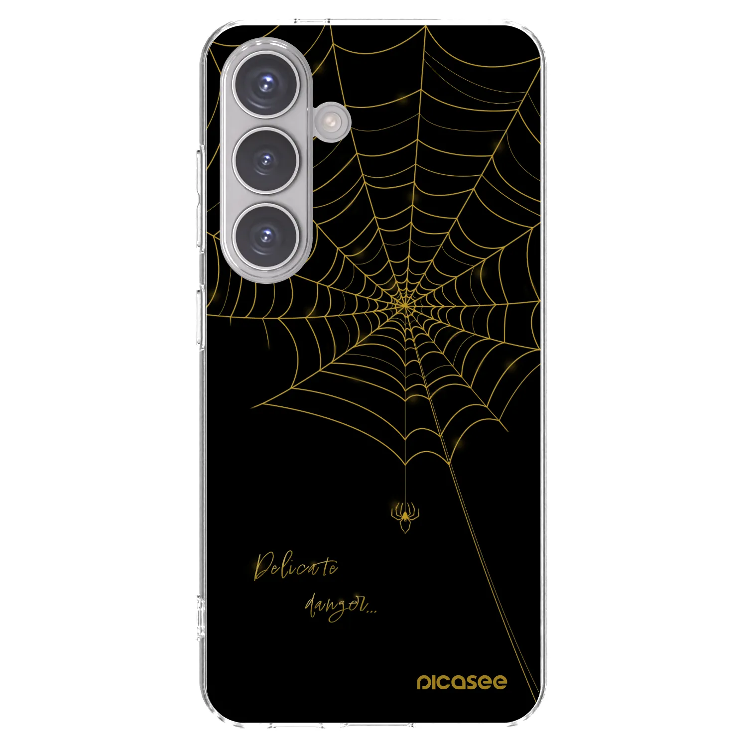 Picasee silikonowe przeźroczyste etui na Samsung Galaxy S24 S921B 5G - Delicate danger
