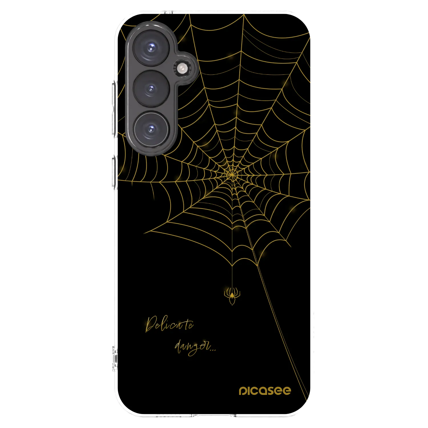 Picasee silikonowe przeźroczyste etui na Samsung Galaxy S23 FE S711B - Delicate danger