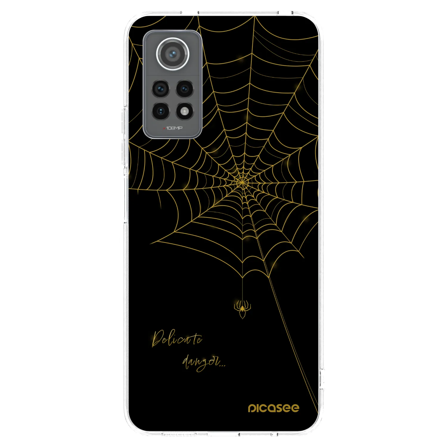 Picasee silikonowe przeźroczyste etui na Xiaomi Redmi Note 12 Pro 4G - Delicate danger