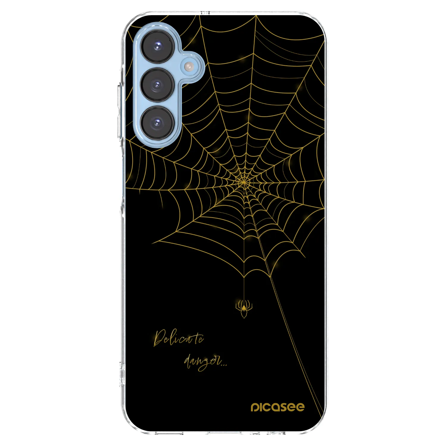 Picasee silikonowe przeźroczyste etui na Samsung Galaxy A15 A156B 5G - Delicate danger