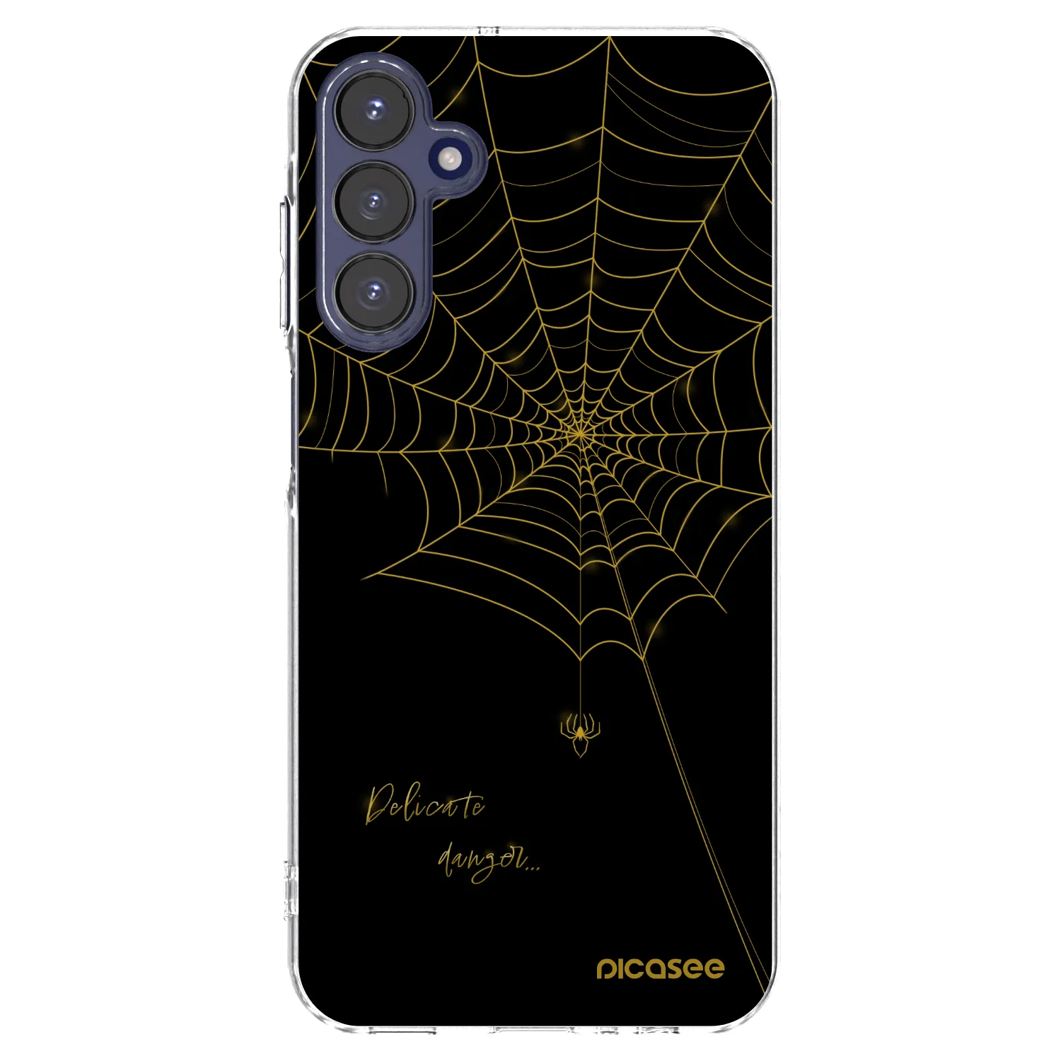 Picasee silikonowe przeźroczyste etui na Samsung Galaxy A15 A155F 4G - Delicate danger