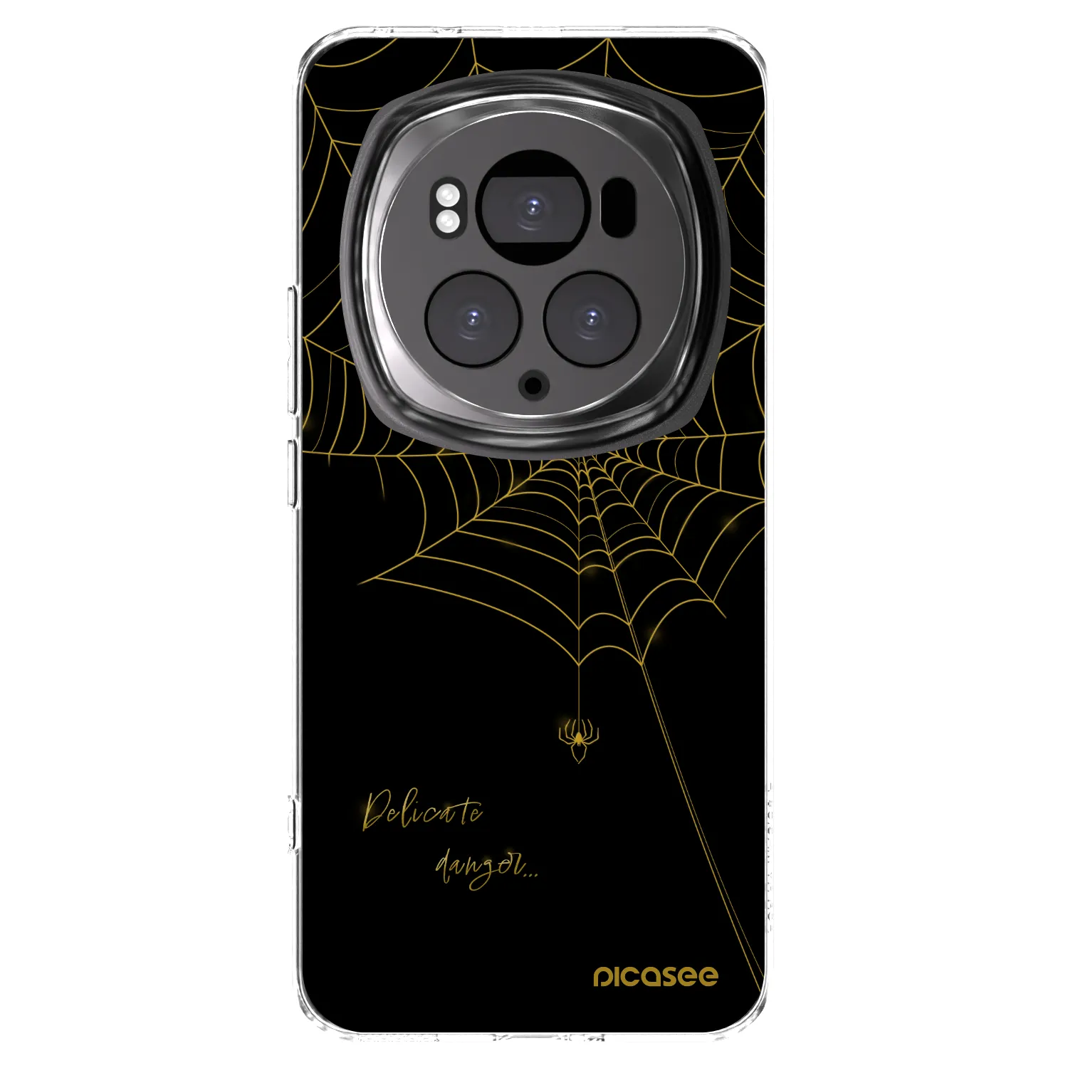 Picasee silikonowe przeźroczyste etui na Honor Magic6 Pro - Delicate danger