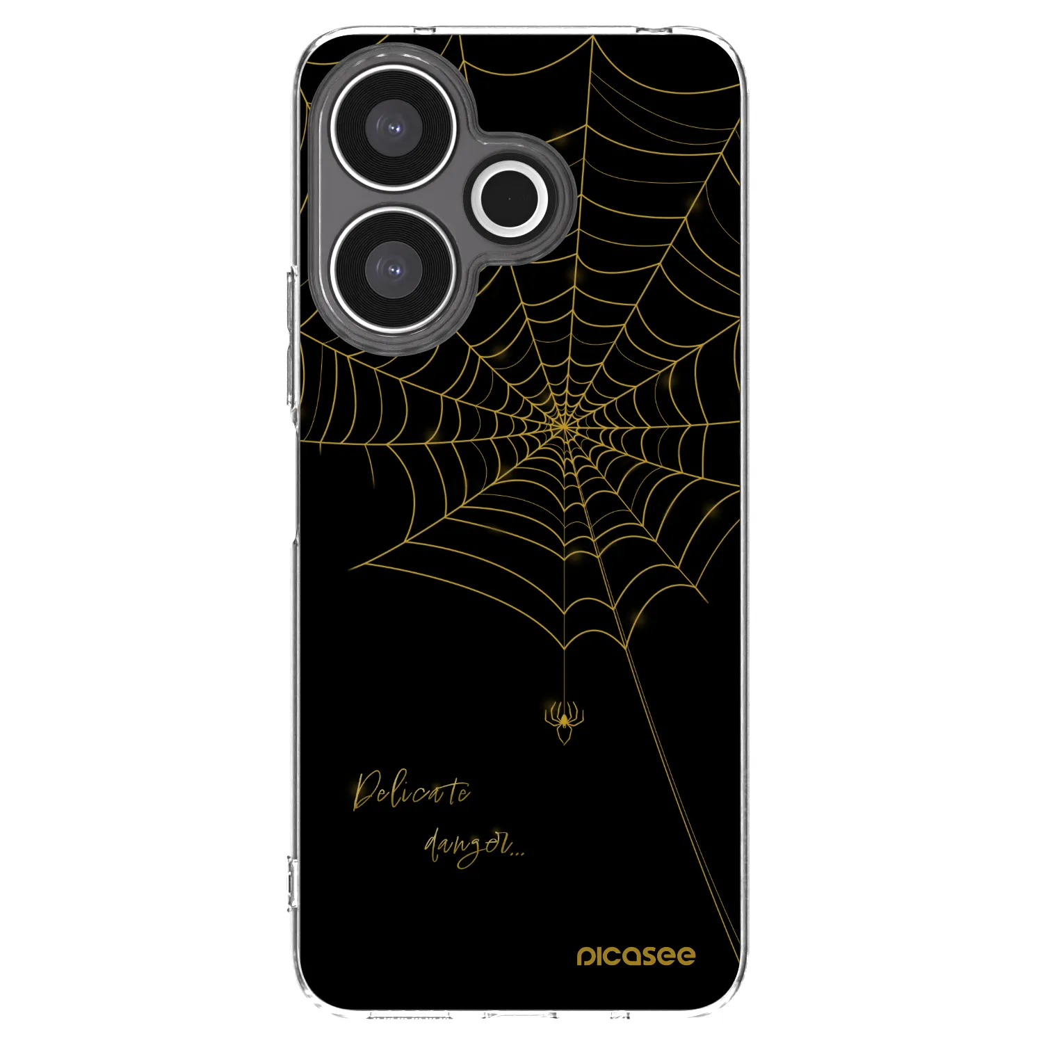 Picasee silikonowe przeźroczyste etui na Xiaomi Redmi 13 4G - Delicate danger
