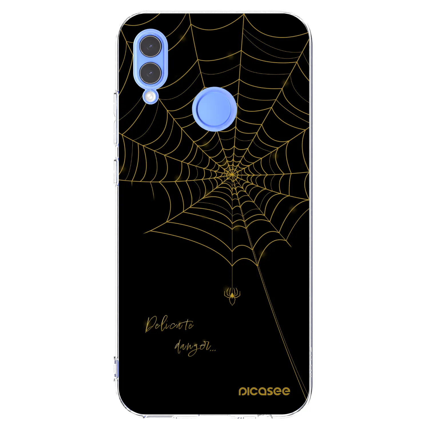 Picasee silikonowe przeźroczyste etui na Huawei P Smart 2019 - Delicate danger