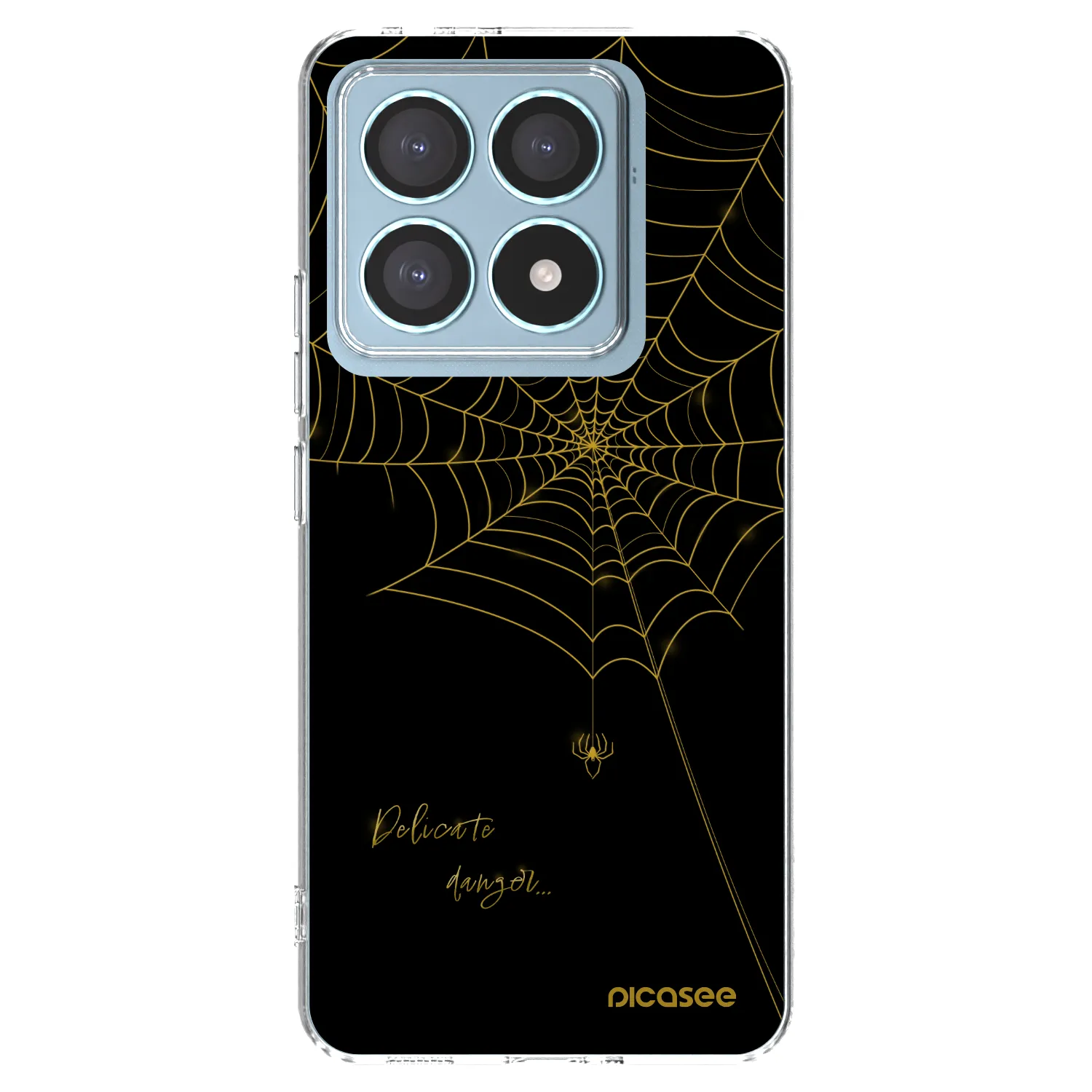 Picasee silikonowe przeźroczyste etui na Xiaomi 14T Pro - Delicate danger