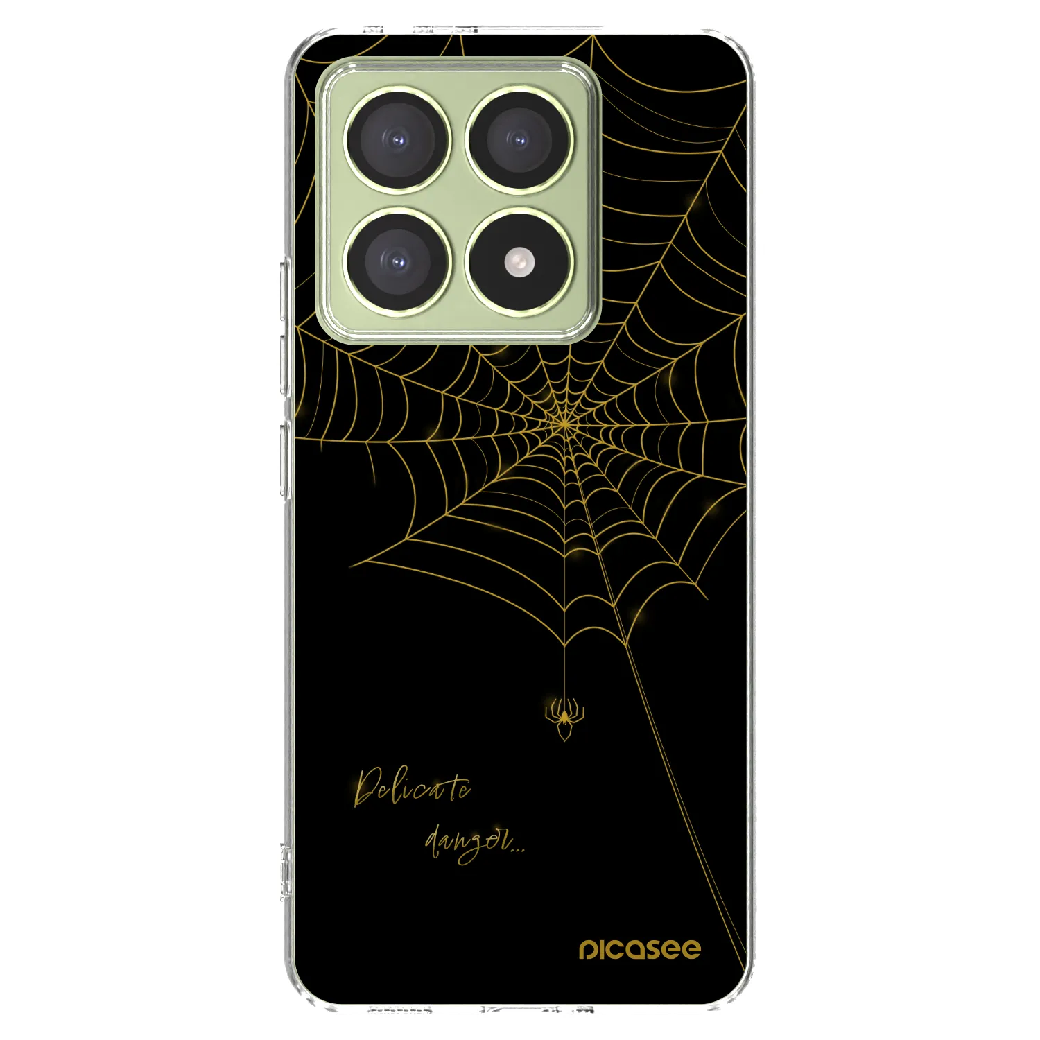 Picasee silikonowe przeźroczyste etui na Xiaomi 14T - Delicate danger