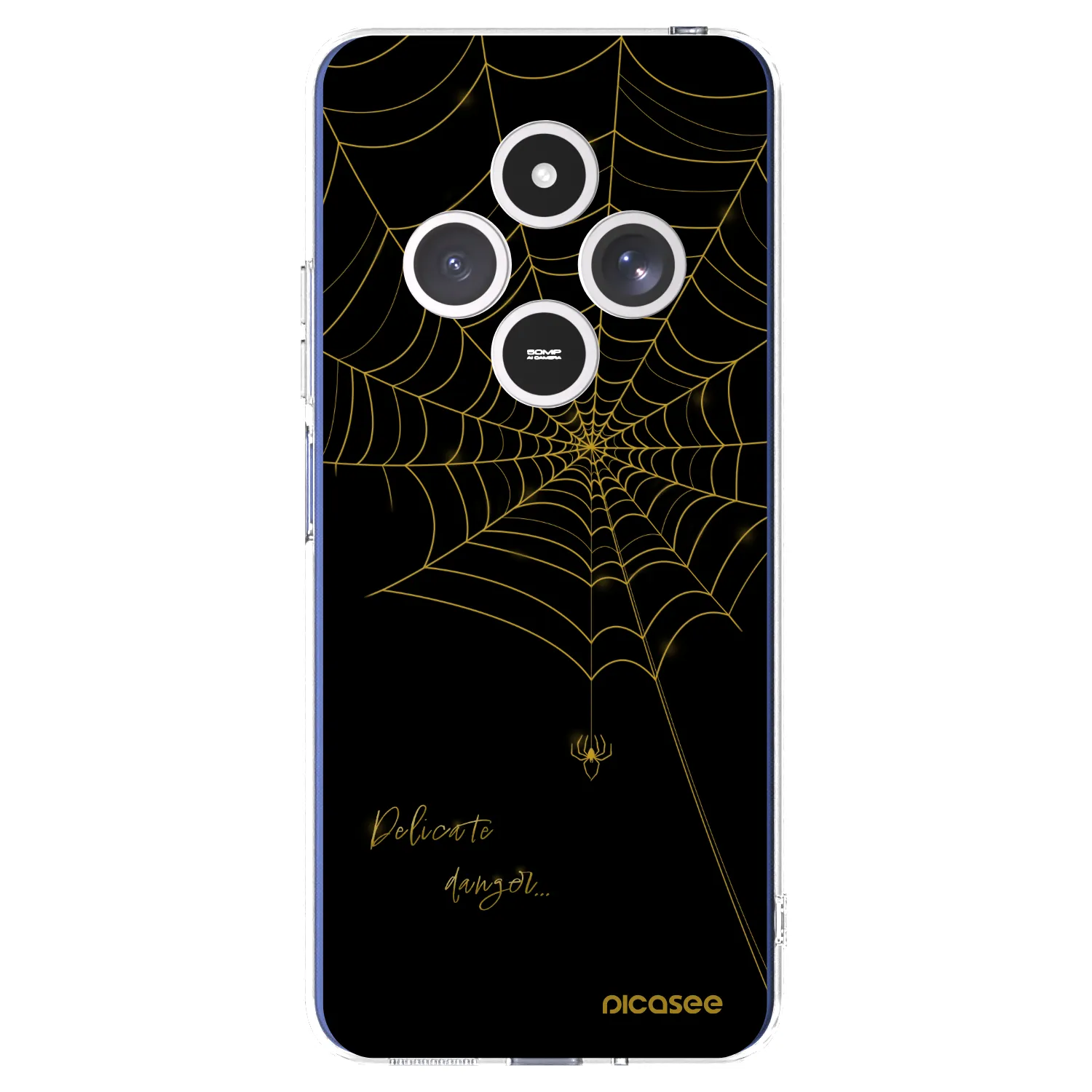 Picasee silikonowe przeźroczyste etui na Xiaomi Redmi 14C - Delicate danger