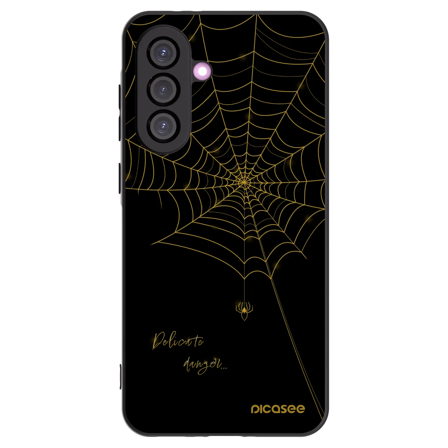 Picasee silikonowe czarne etui na Samsung Galaxy A56 5G A566B - Delicate danger