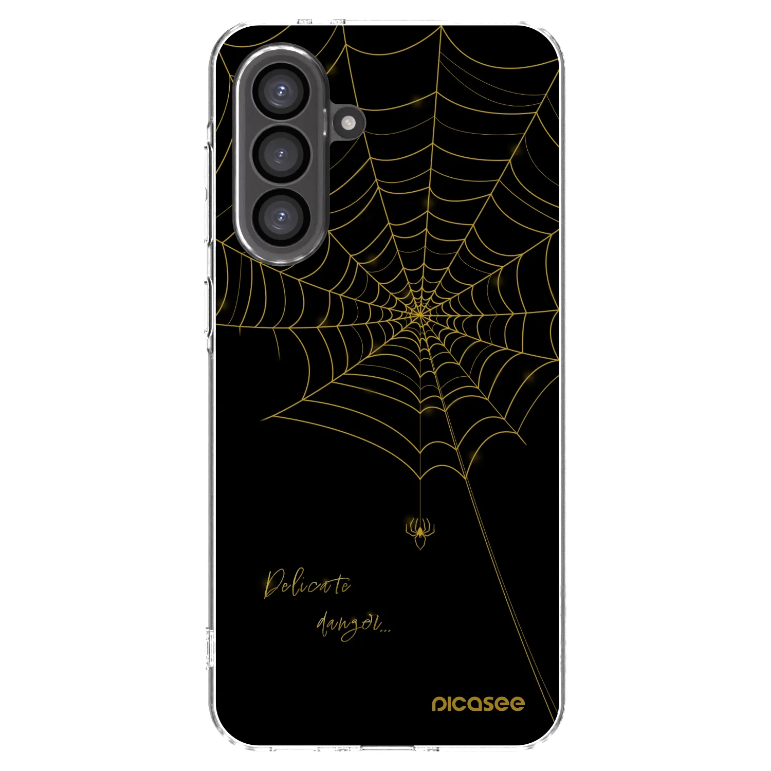 Picasee silikonowe przeźroczyste etui na Samsung Galaxy A56 5G A566B - Delicate danger