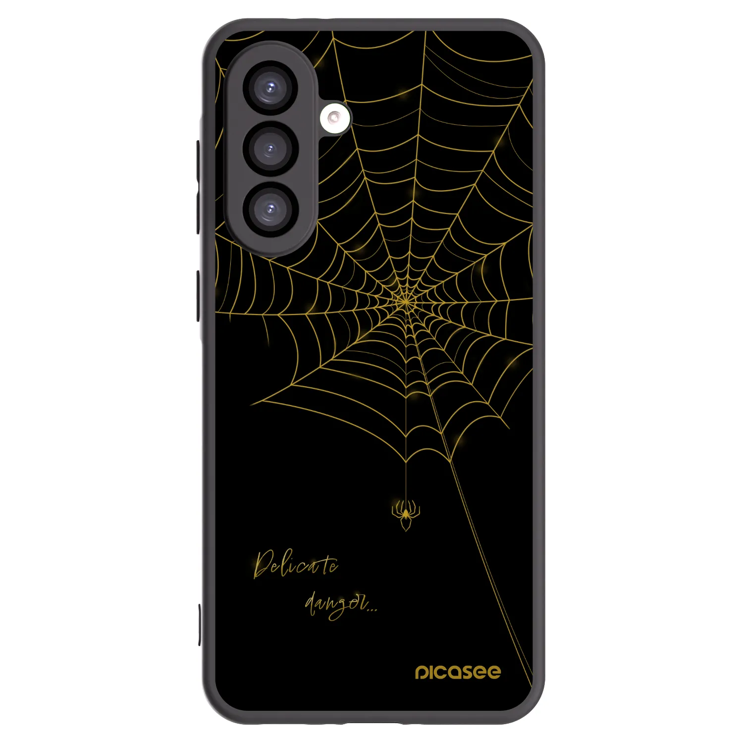 Picasee silikonowe czarne etui na Samsung Galaxy A26 5G A266B - Delicate danger