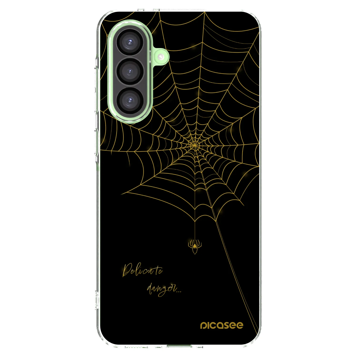 Picasee silikonowe przeźroczyste etui na Samsung Galaxy A26 5G A266B - Delicate danger