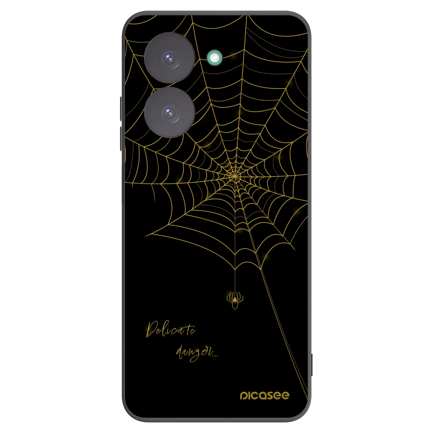 Picasee silikonowe czarne etui na Xiaomi Redmi A5 - Delicate danger