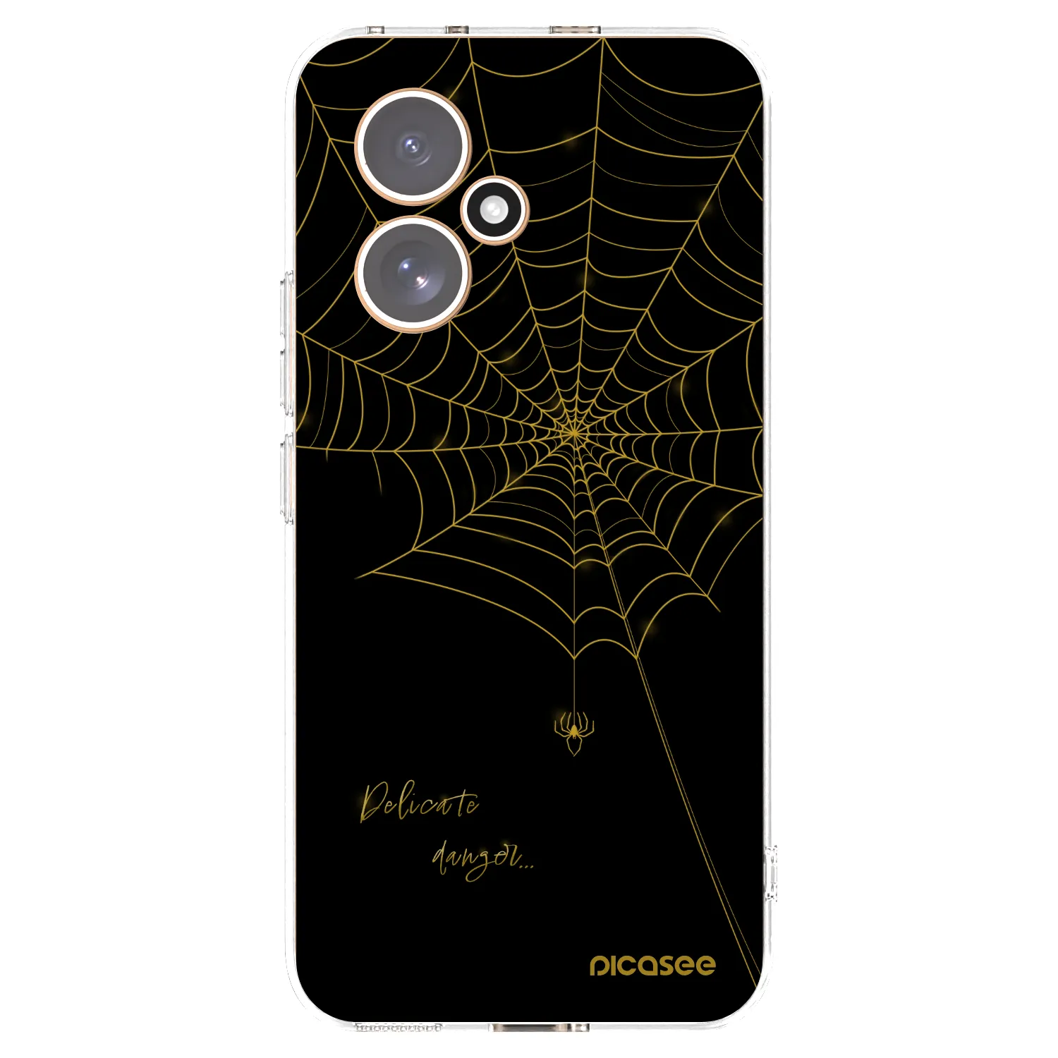 Picasee silikonowe przeźroczyste etui na Honor 400 5G - Delicate danger