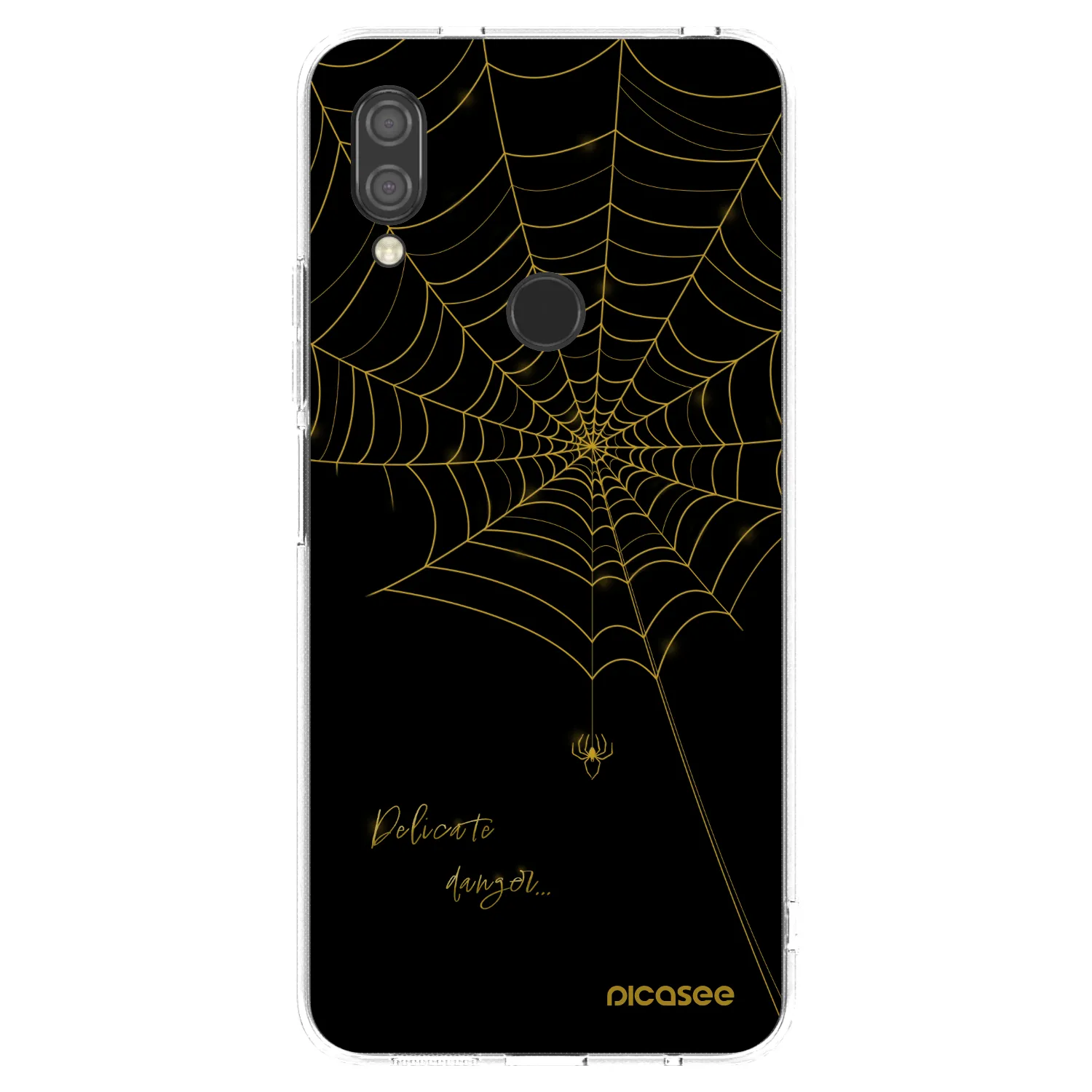 Picasee silikonowe przeźroczyste etui na Xiaomi Redmi 7 - Delicate danger