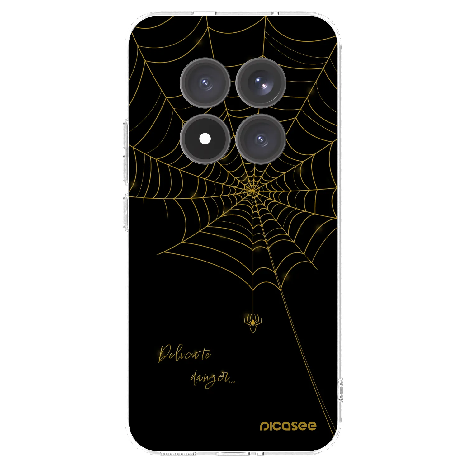 Picasee silikonowe przeźroczyste etui na Xiaomi Redmi Note 15 Pro+ - Delicate danger