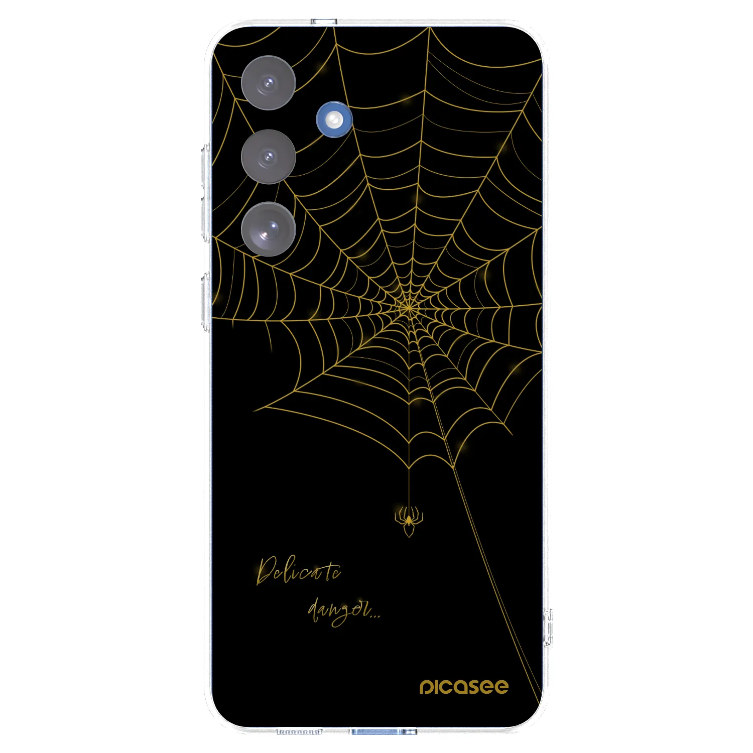 Picasee silikonowe przeźroczyste etui na Samsung Galaxy S25 FE 5G - Delicate danger