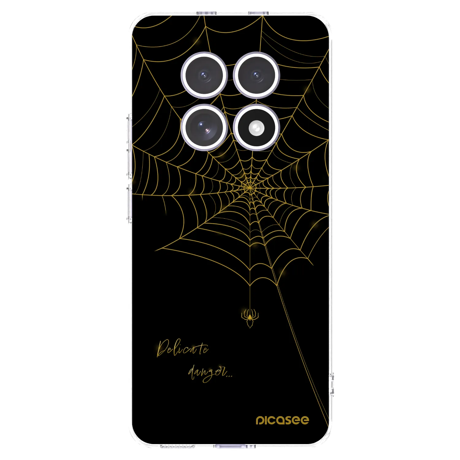 Picasee silikonowe przeźroczyste etui na Xiaomi Redmi Note 15 4G - Delicate danger
