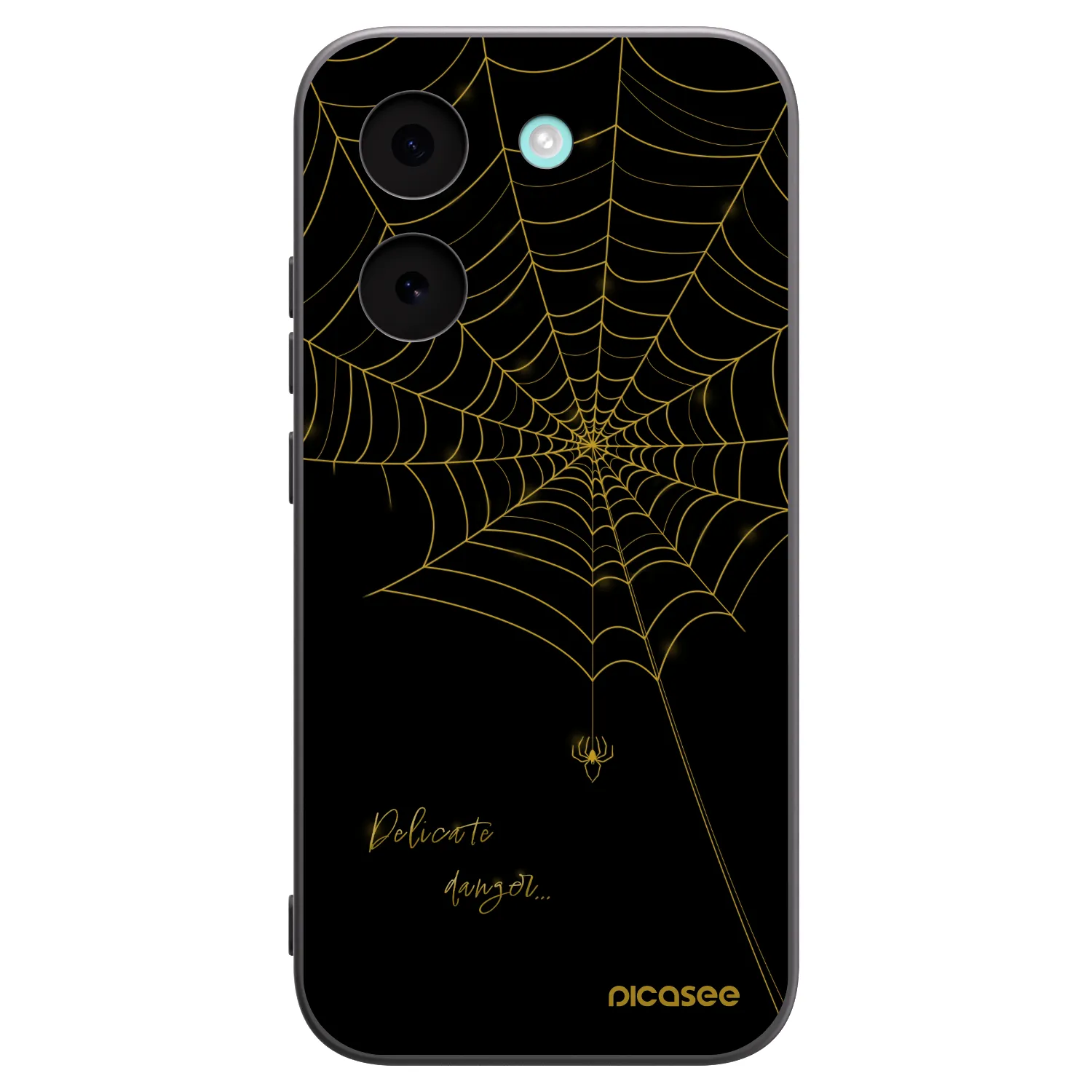 Picasee silikonowe czarne etui na Xiaomi Poco X8 Pro - Delicate danger