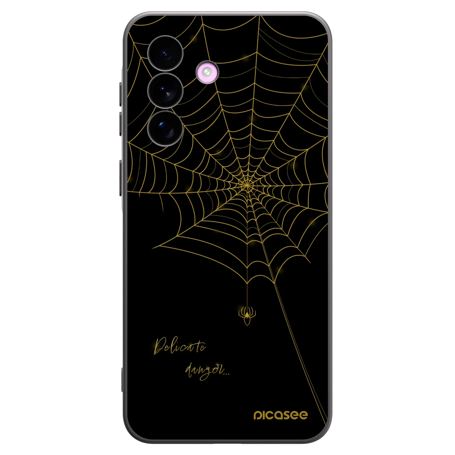 Picasee silikonowe czarne etui na Samsung Galaxy A57 5G - Delicate danger