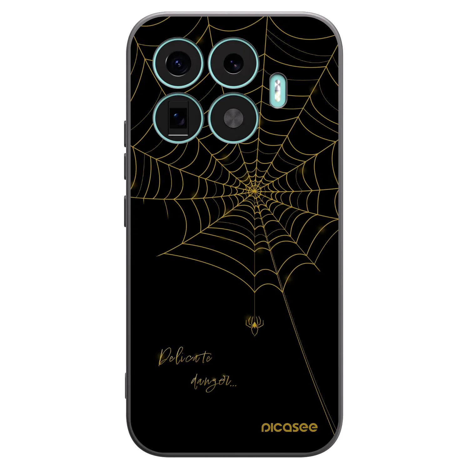 Picasee silikonowe czarne etui na Xiaomi 17T - Delicate danger