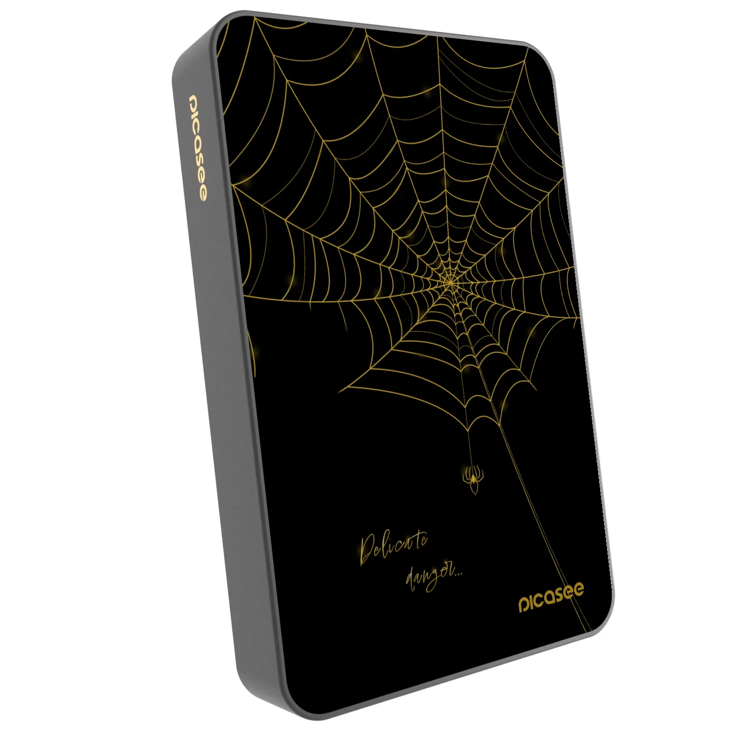 Picasee Powerbank z MagSafe 10 000 mAh Szary - Delicate danger