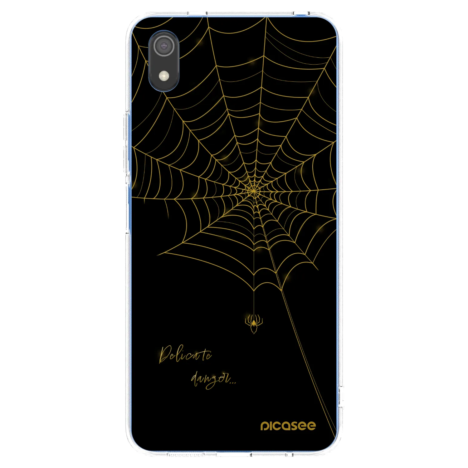 Picasee silikonowe przeźroczyste etui na Xiaomi Redmi 7A - Delicate danger