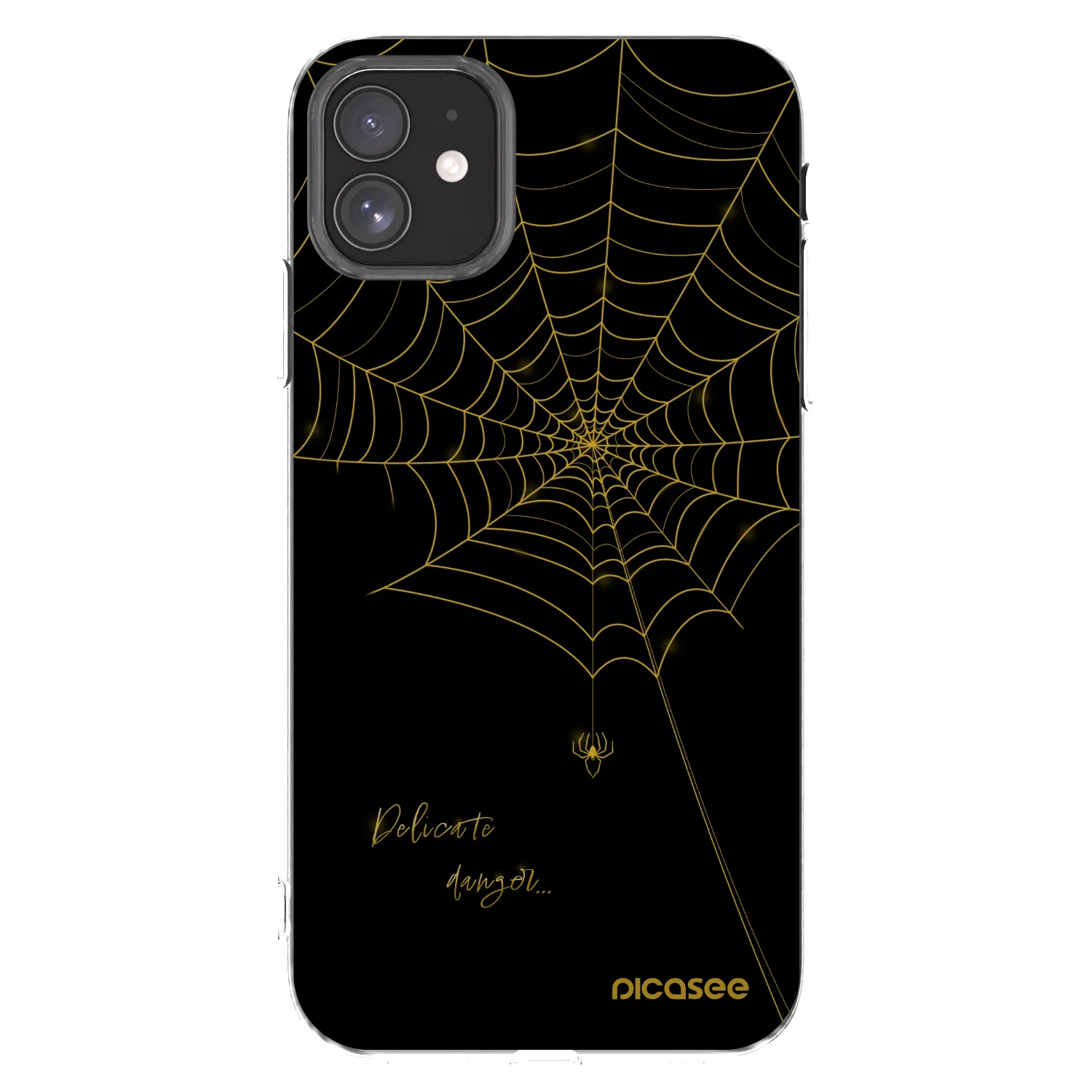 Picasee silikonowe przeźroczyste etui na Apple iPhone 11 - Delicate danger