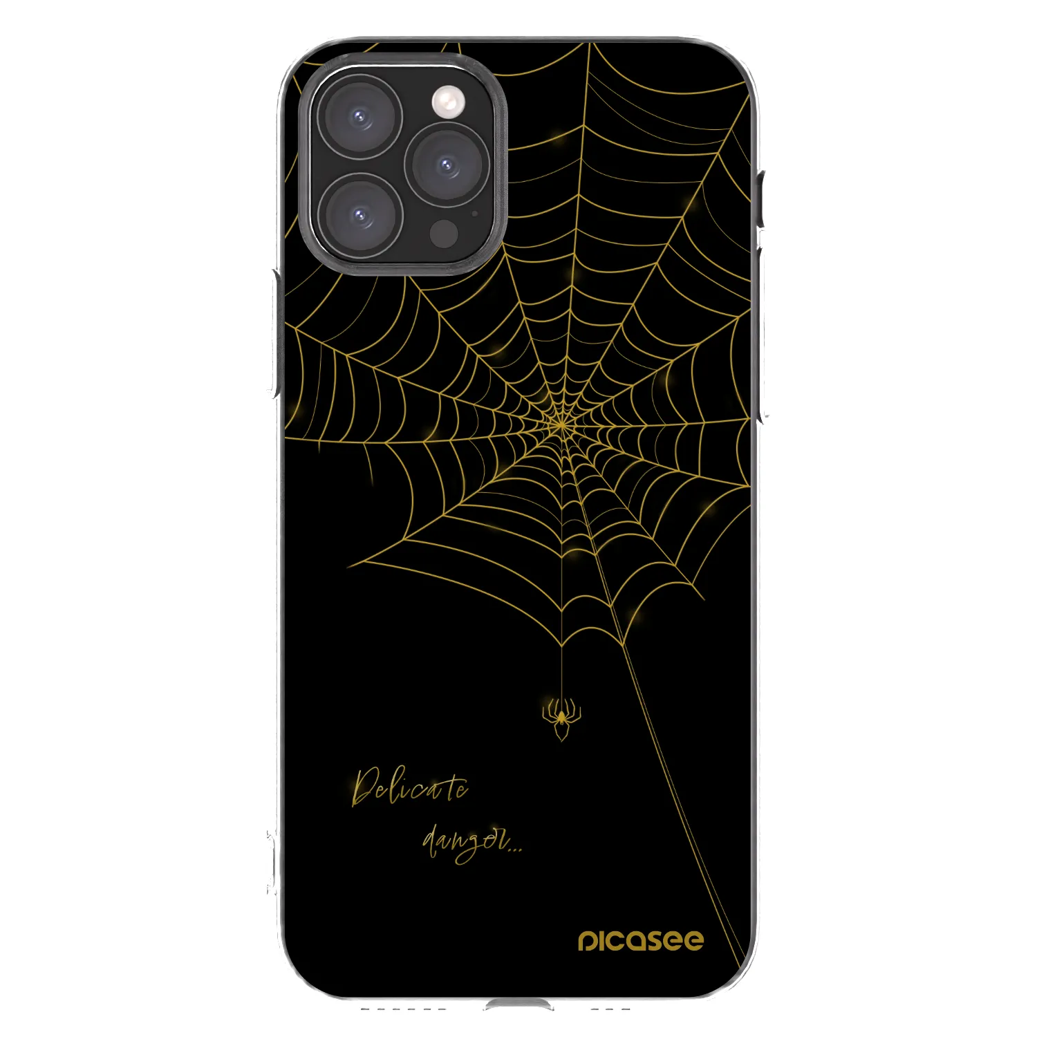 Picasee silikonowe przeźroczyste etui na Apple iPhone 11 Pro - Delicate danger