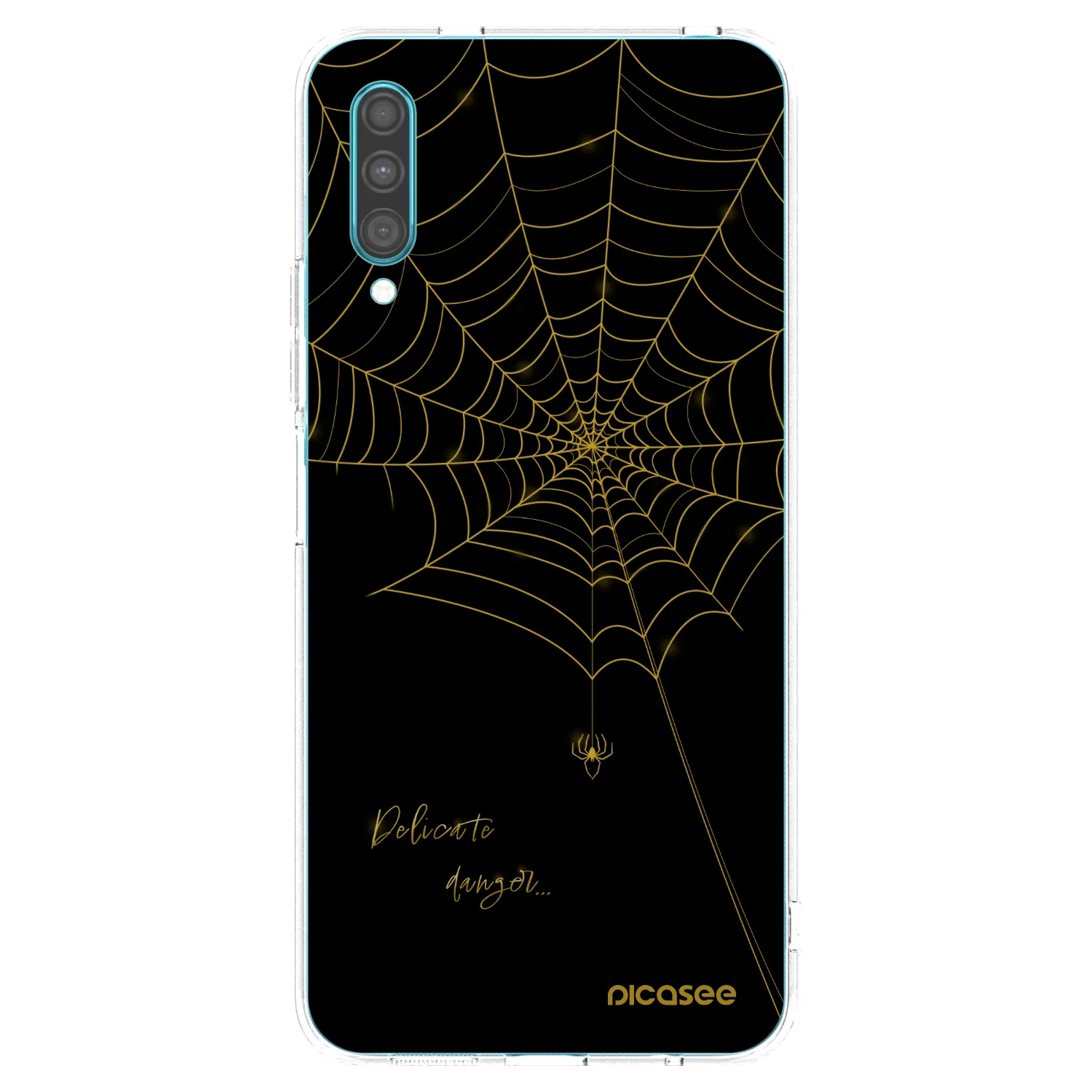 Picasee silikonowe przeźroczyste etui na Samsung Galaxy A30s A307F - Delicate danger