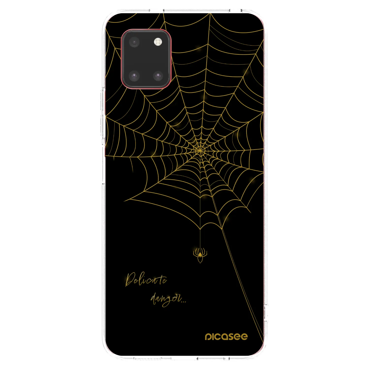 Picasee silikonowe przeźroczyste etui na Samsung Galaxy Note 10 Lite N770F - Delicate danger