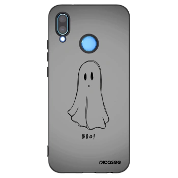 Picasee silikonowe czarne etui na Huawei P20 Lite - Ghost