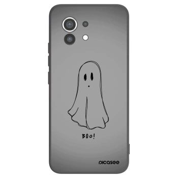 Picasee silikonowe czarne etui na Xiaomi Mi 11 - Ghost