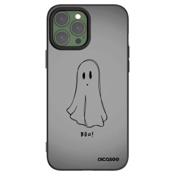 Picasee silikonowe czarne etui na Apple iPhone 13 Pro Max - Ghost