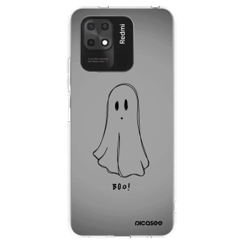 Picasee silikonowe przeźroczyste etui na Xiaomi Redmi 10C - Ghost