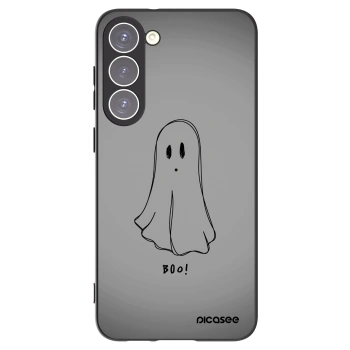 Picasee silikonowe czarne etui na Samsung Galaxy S23+ 5G - Ghost