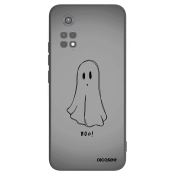 Picasee silikonowe czarne etui na Xiaomi Redmi Note 11S 5G - Ghost